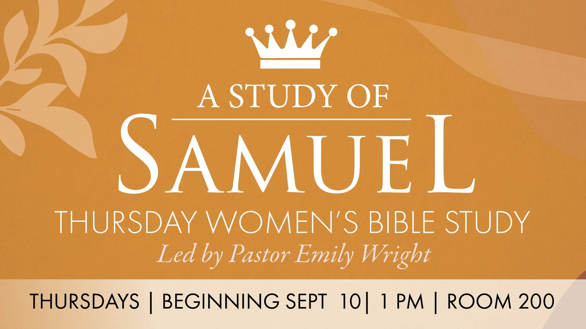 Thursday Women's Bible Study