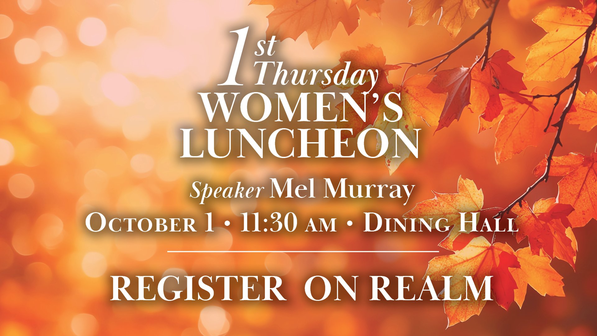 1st Thursday Women's Luncheon