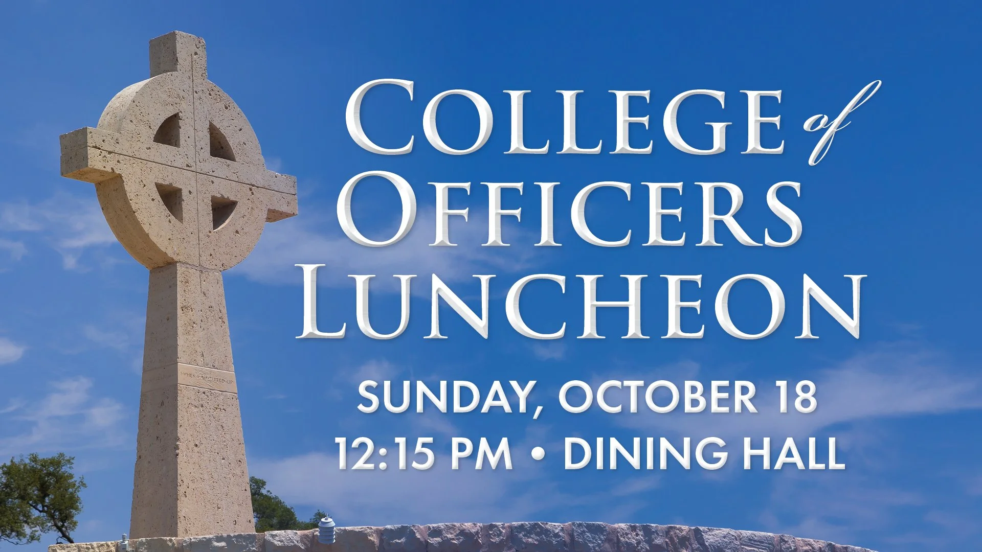 College of Officers Meeting