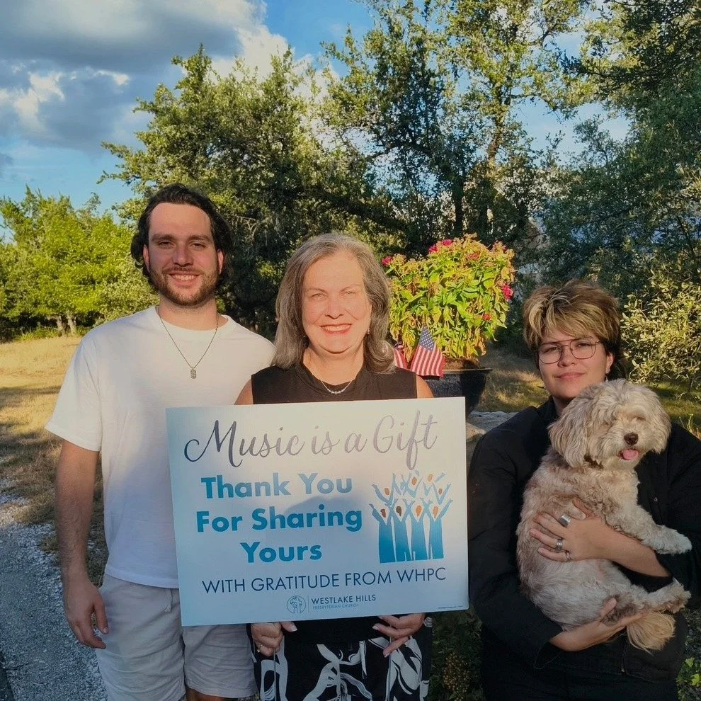 We are so thankful for our WHPC Choir, Orchestra, and Ringers and the beautiful music they share with us each Sunday. Their dedication, talent, and generous hearts add so much to our worship and help create meaningful moments of connection, reflectio