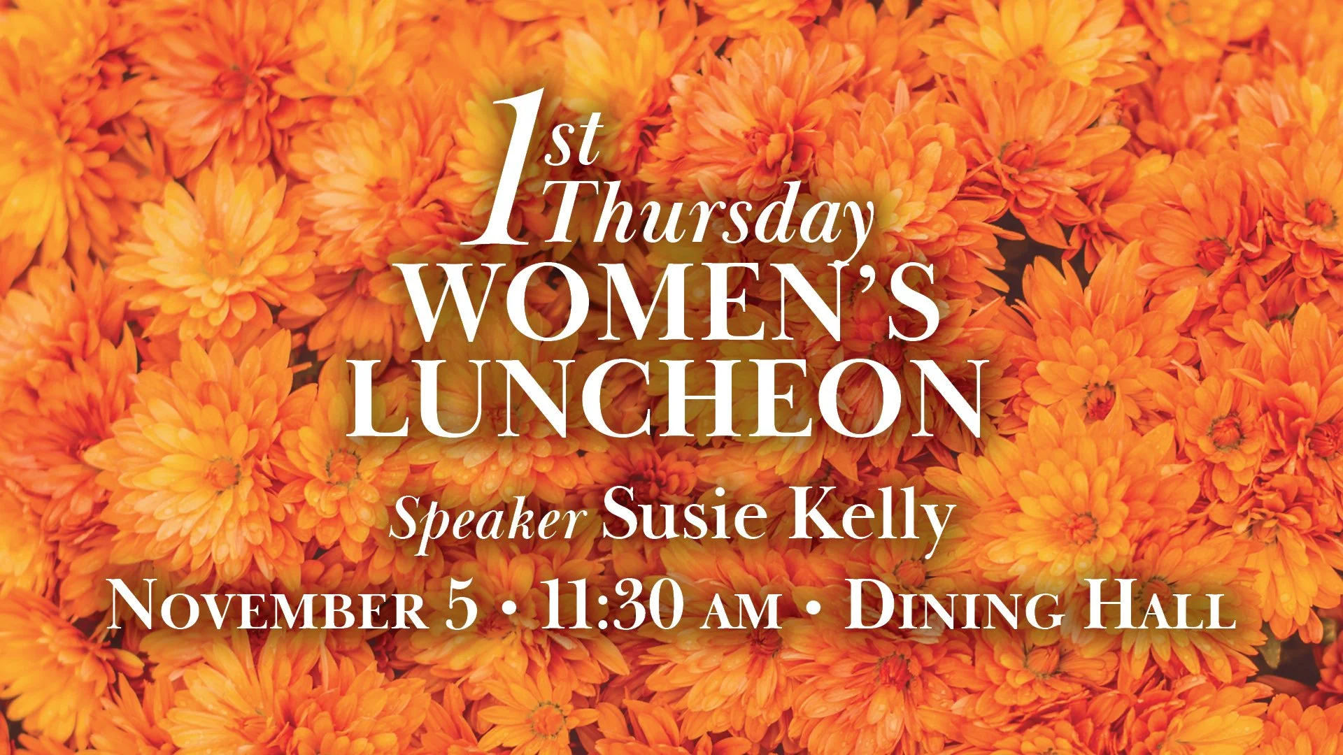 1st Thursday Women's Luncheon