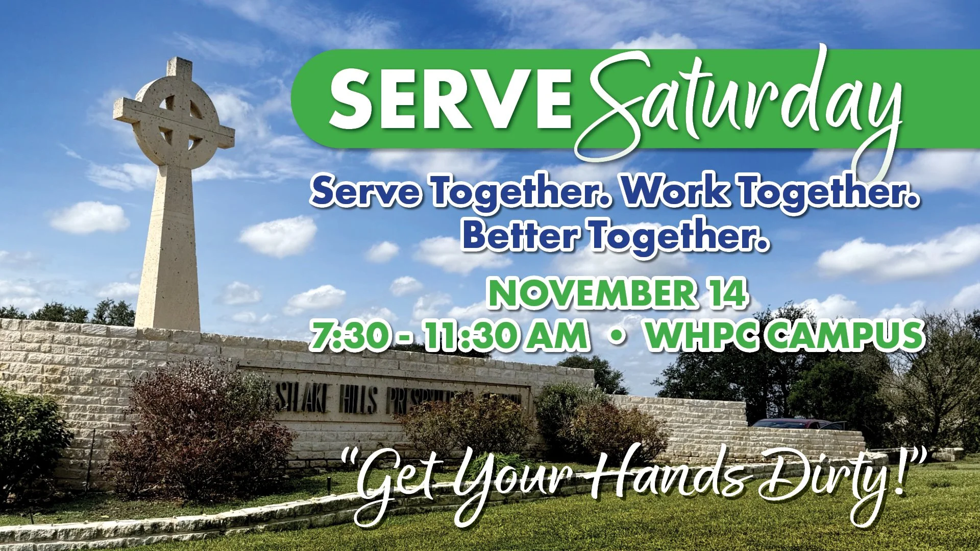 Serve Saturday