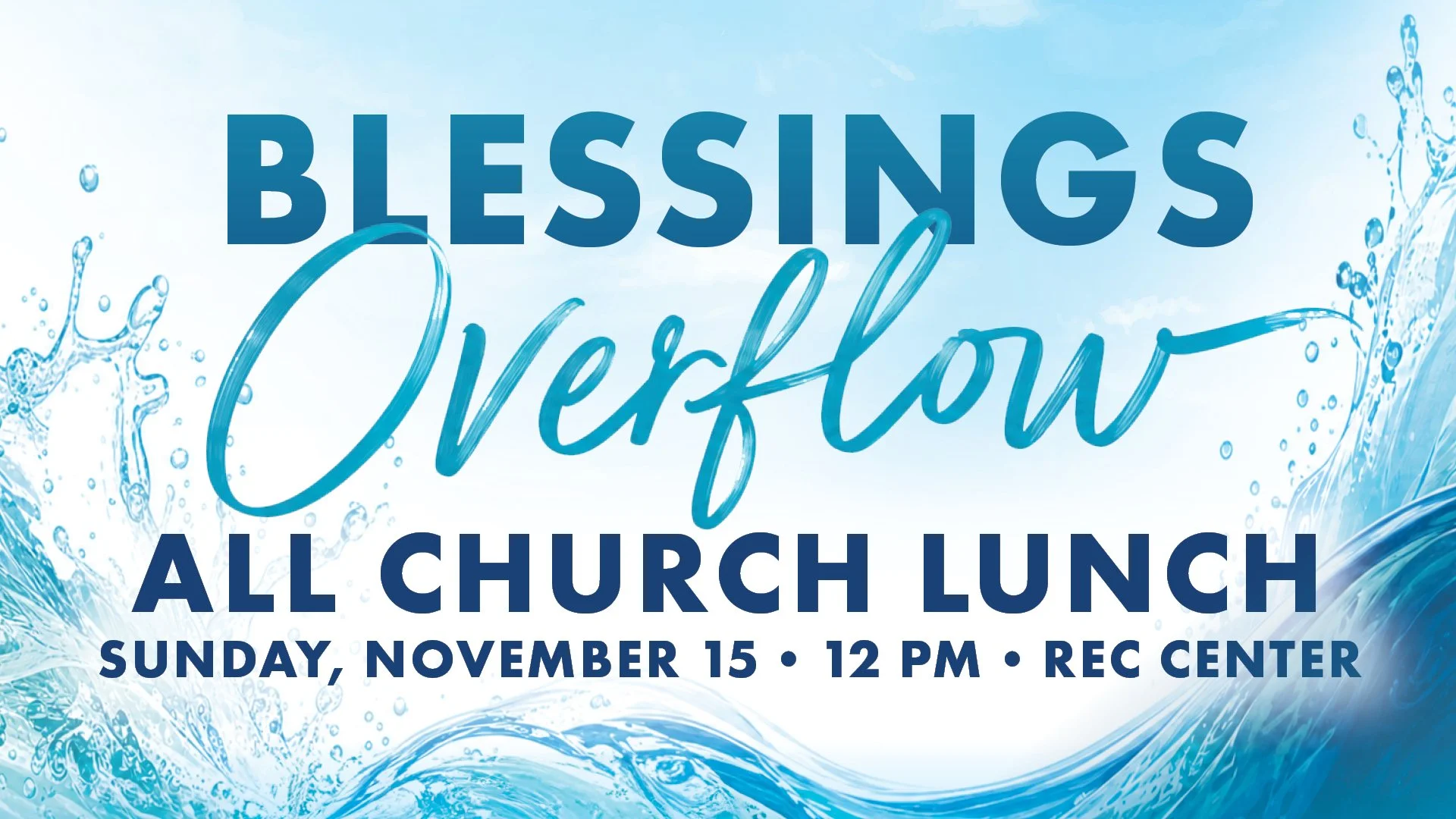 Pledge Commitment Sunday/All Church Lunch