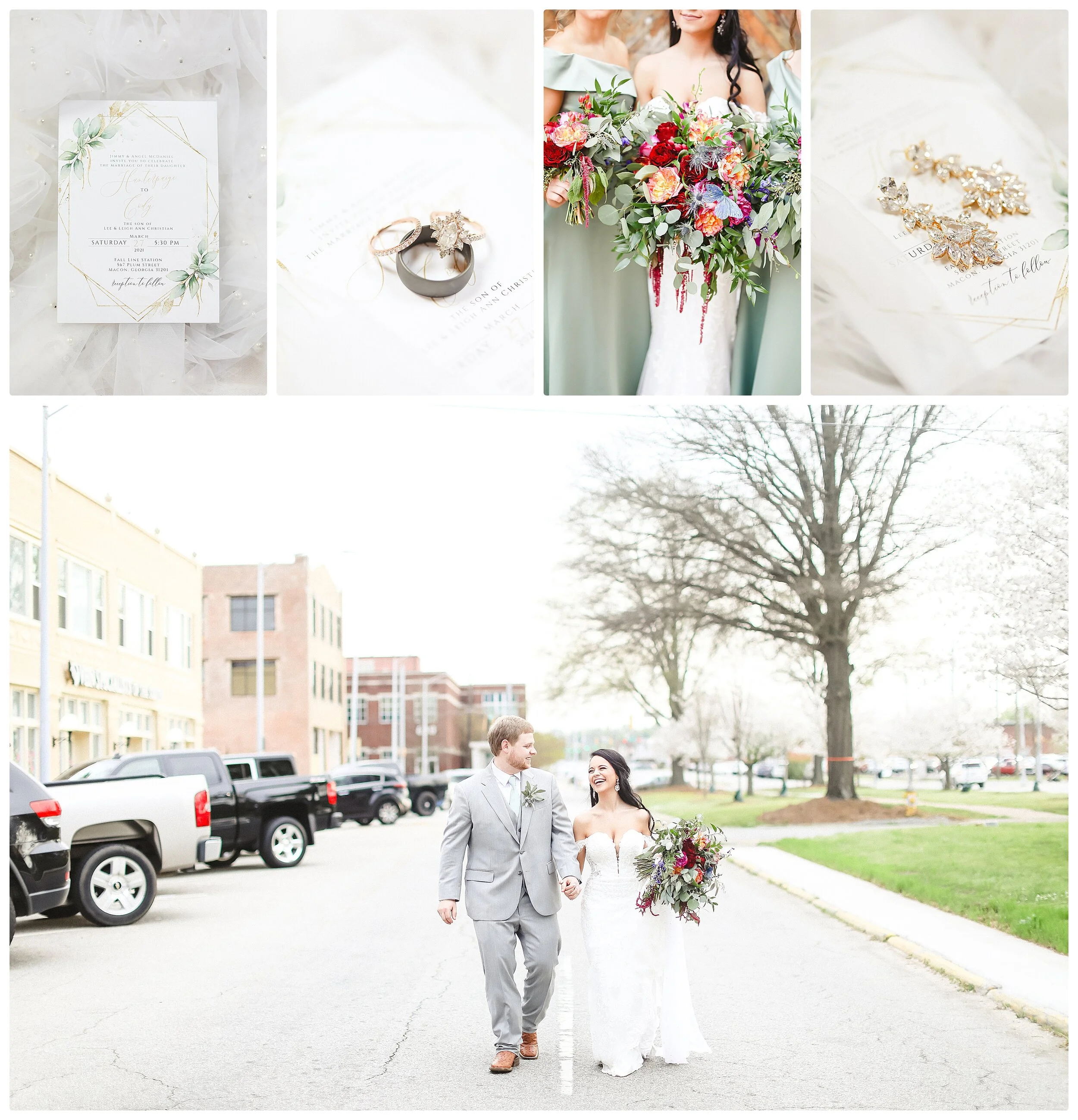 A Spring Wedding in Macon, Georgia at Fall Line Station