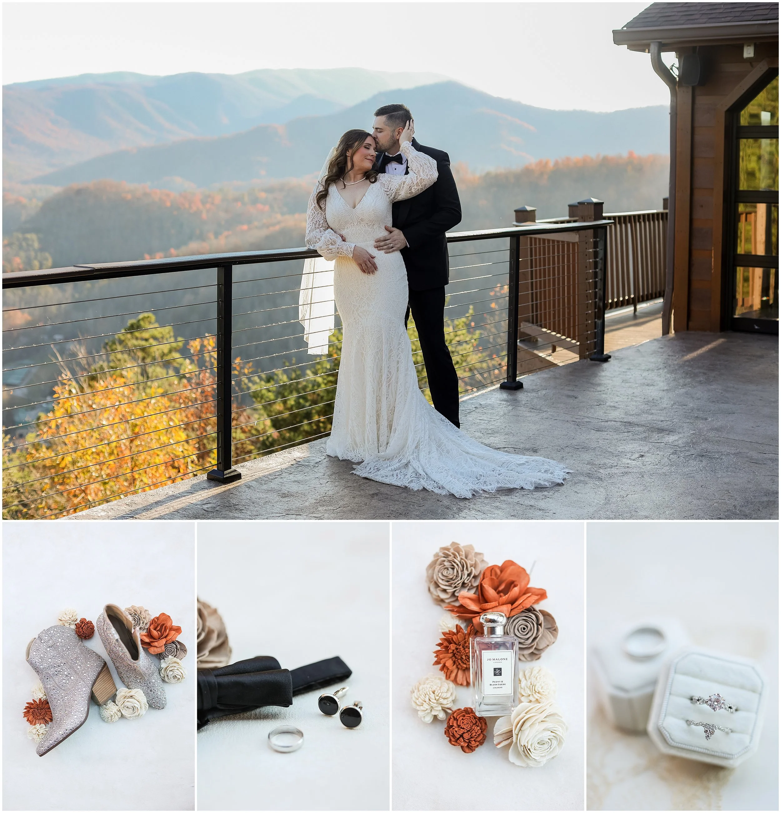 Nicole &amp; Shawn Polley | A Beautiful Magnolia Venue Wedding in Sevierville, TN