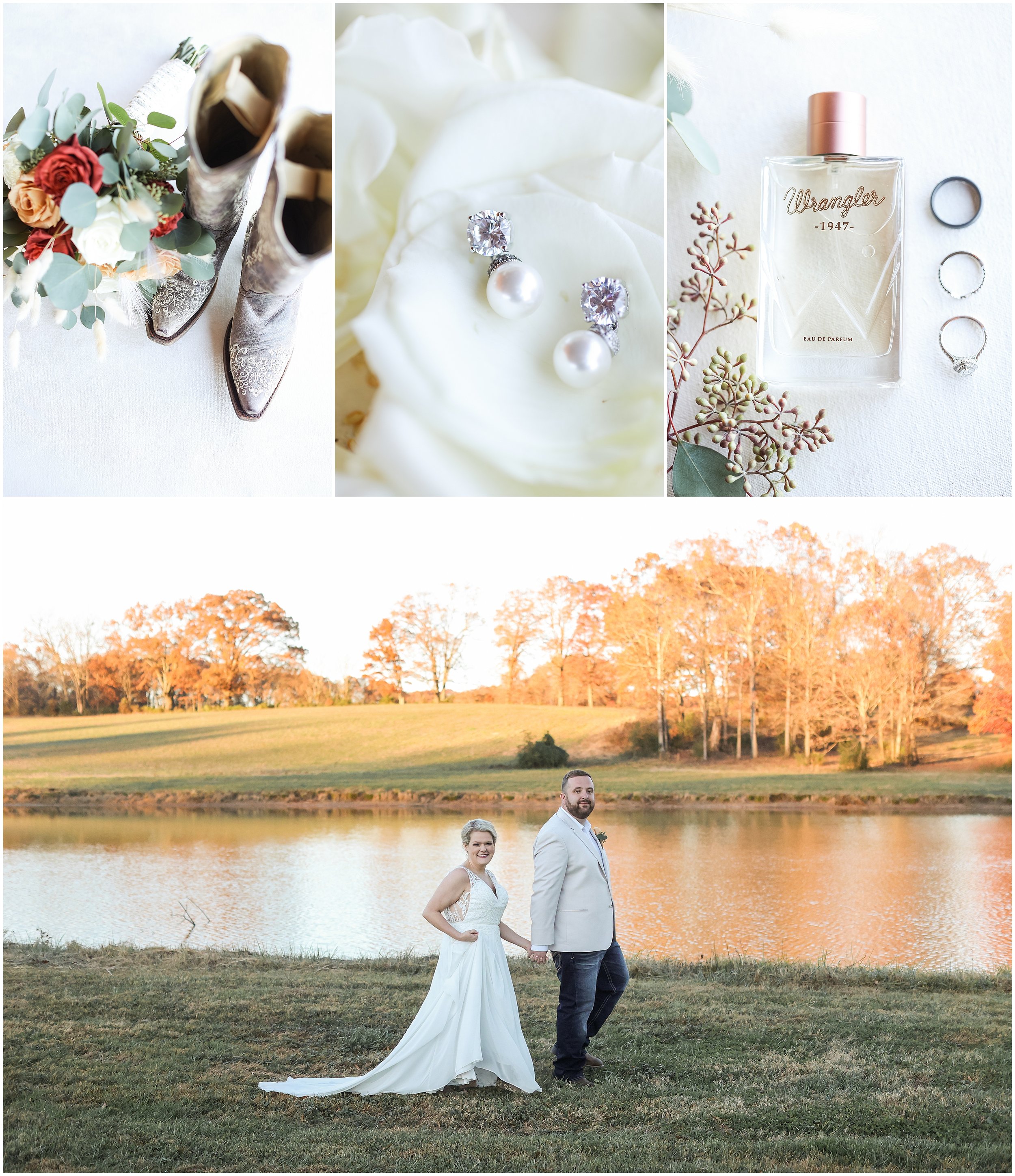 A Love Story Rooted in Faith | The Lake at Willow Oaks Wedding