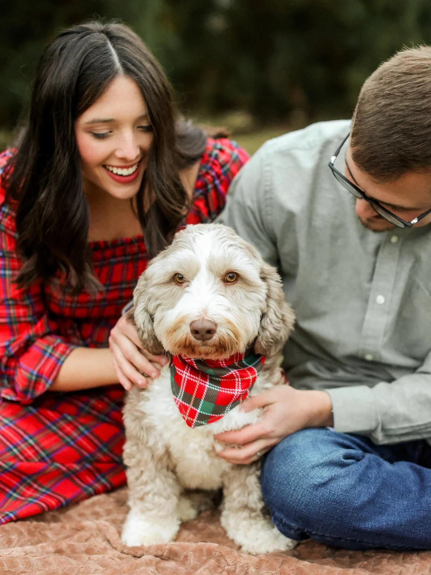 These three make me smile!

Peanut was the bestest boy for his first Christmas session with his mom and dad.

And those two make me so happy! Brylee and Braden have quickly become two of our family&rsquo;s favorite people. The most amazing part&helli