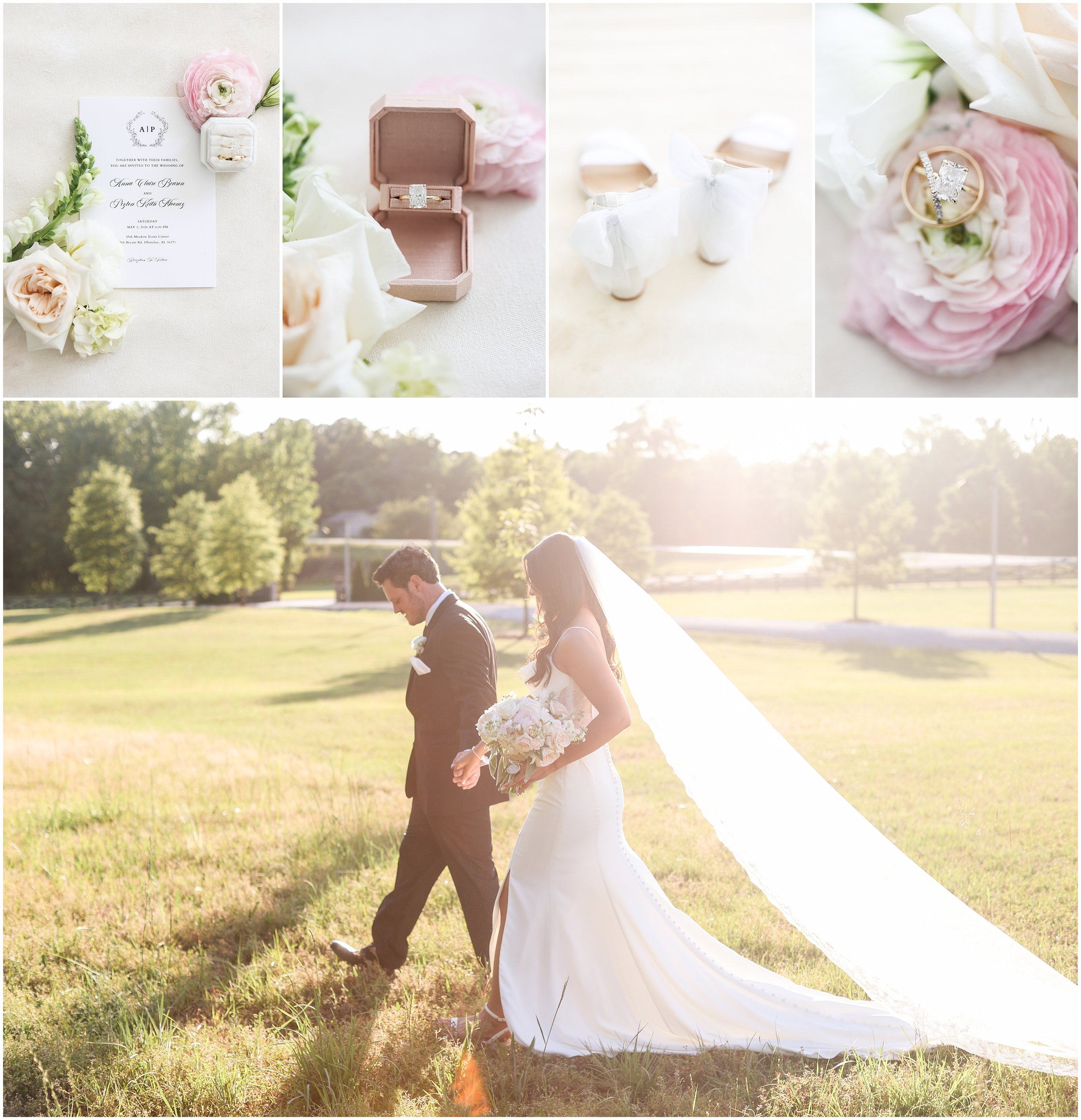 Anna Claire &amp; Peyton’s Dreamy Spring Wedding at Oak Meadow in Ohatchee, Alabama