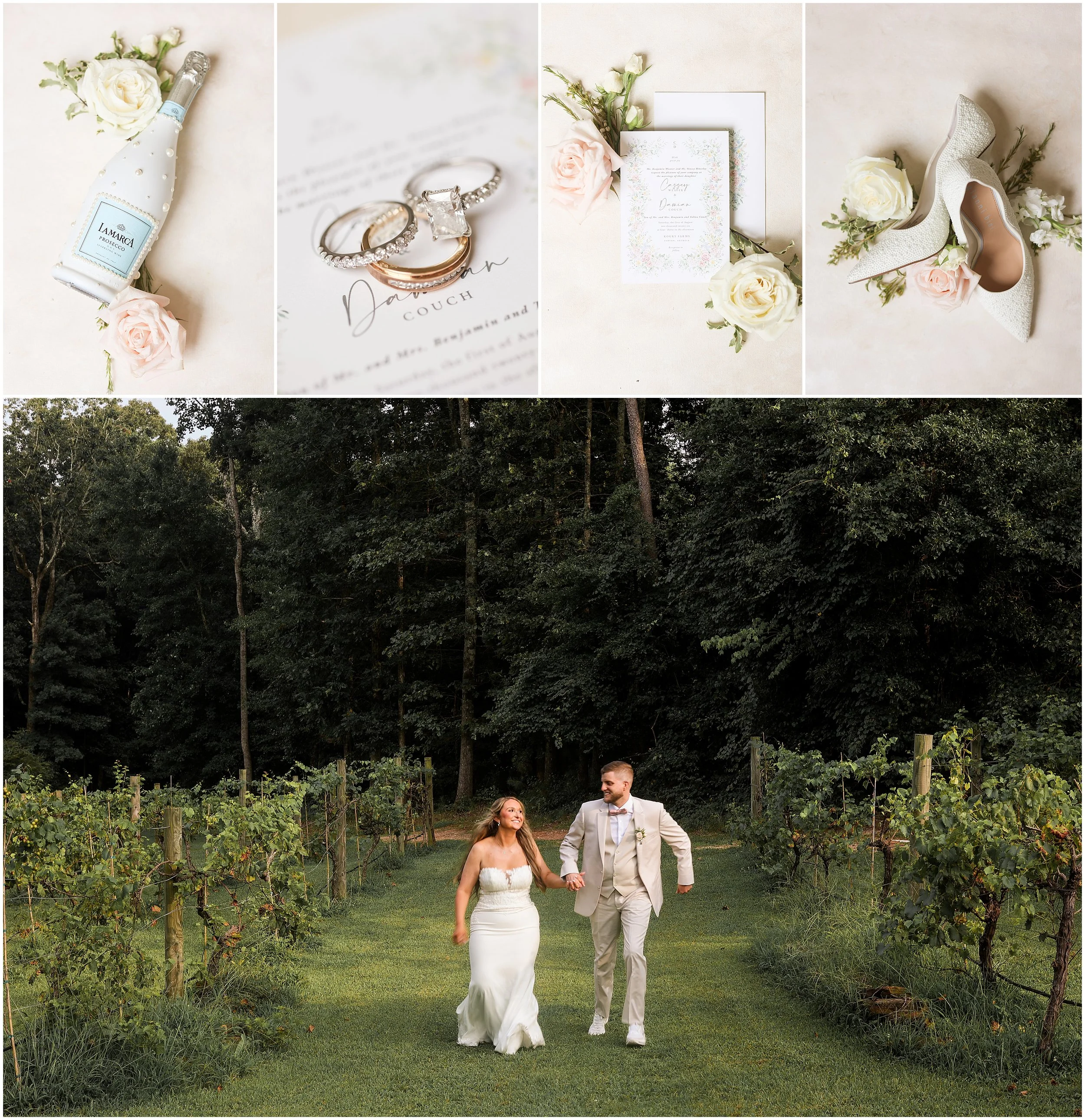 Cassey &amp; Damian's Beautiful Koury Farms Wedding | Auburn, Georgia
