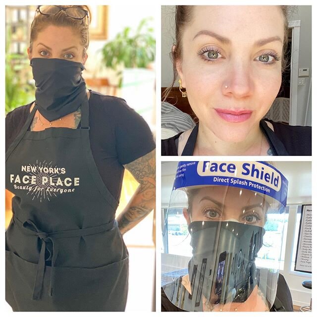 I still attempted to put my face on for my first day back, even though you won&rsquo;t see it. Thank you @crownprintsnyc for our new Back-to-Work aprons!! We LOVE them ❤️ So excited to see 1/2 of your beautiful faces!! &bull;
&bull;
&bull;
#eyebrows 