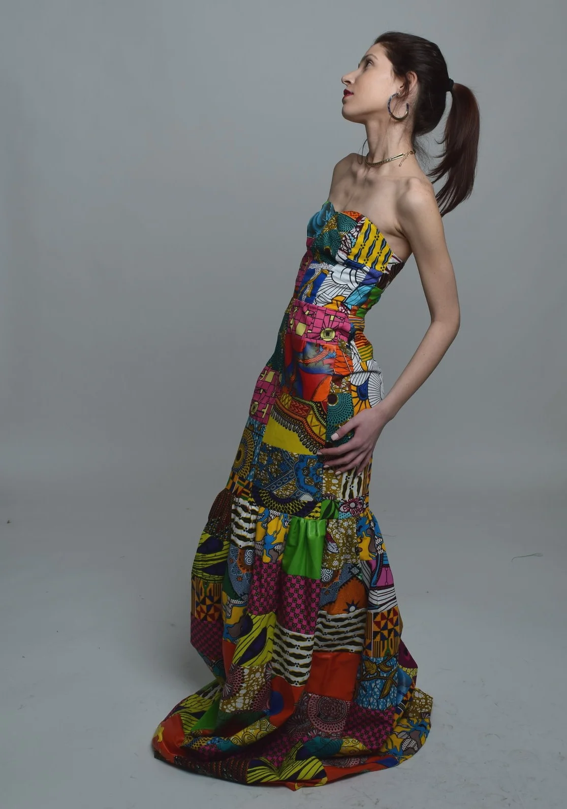 patchwork gown