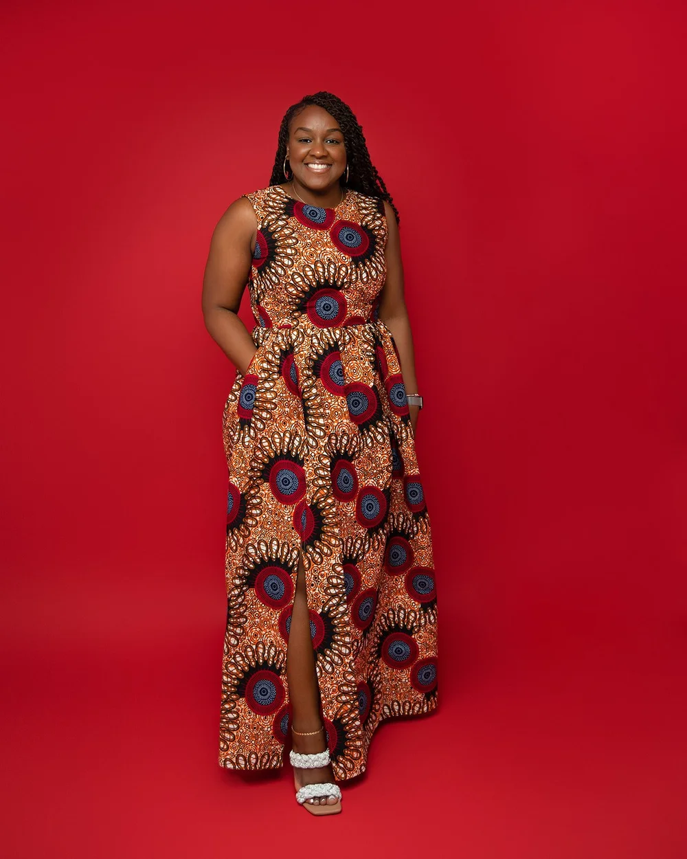 High Slit Maxi Dress  TAKARINDWA