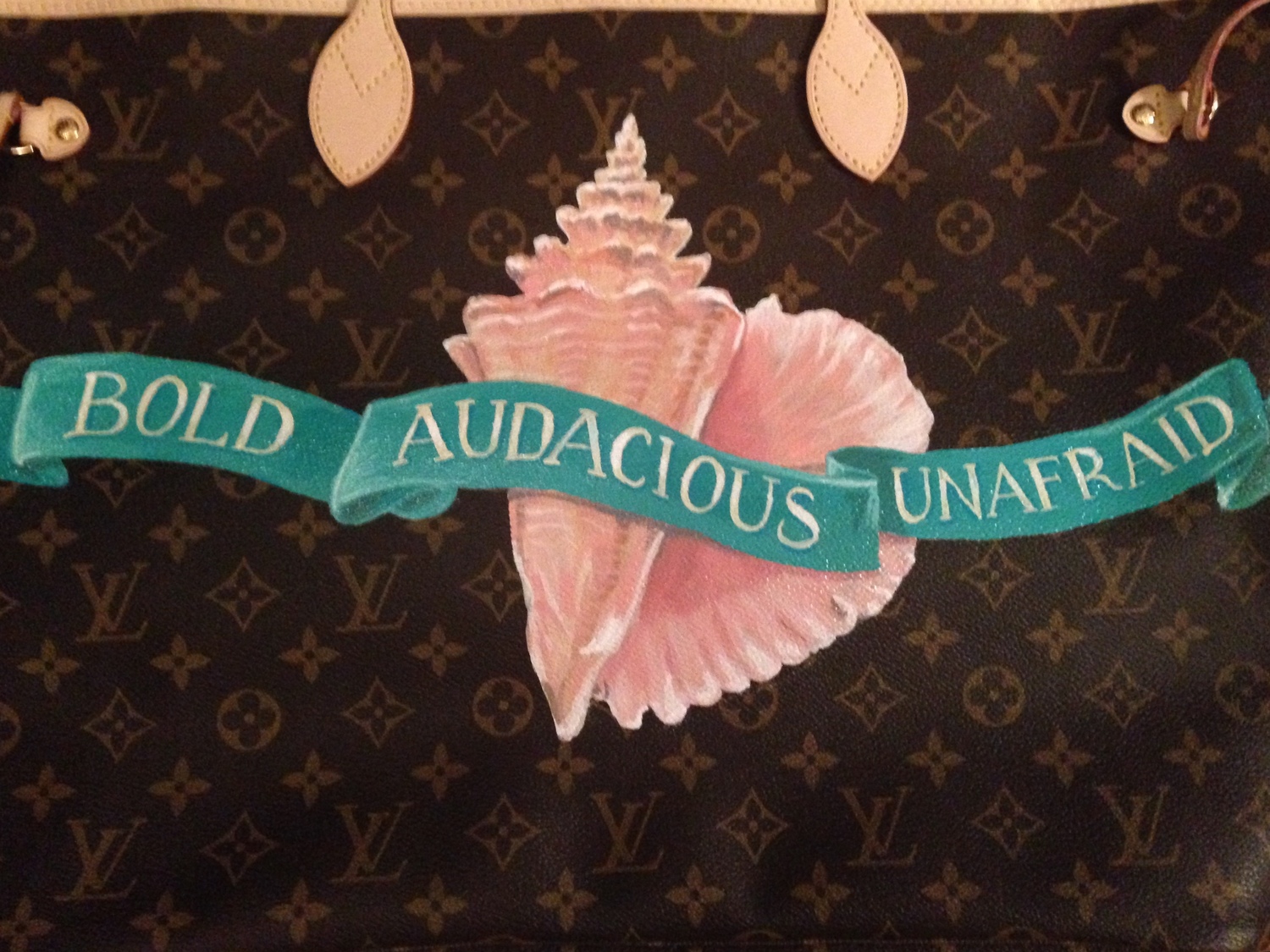 custom Louis Vuitton, Goyard and other hand painted pieces — Warner V Graves