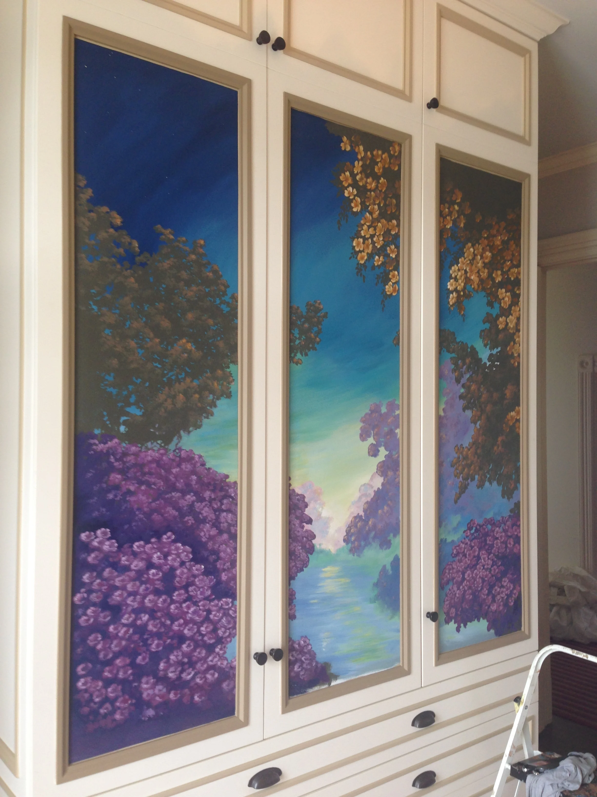 trompe l'oeil cabinetry