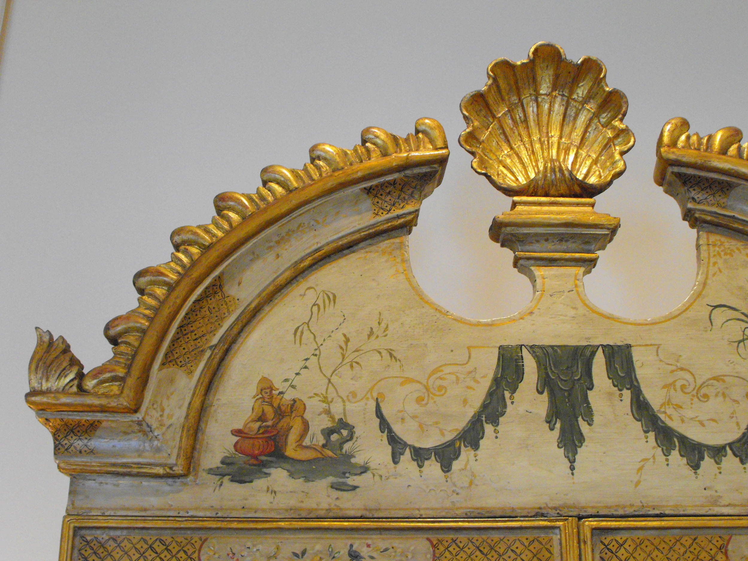 detail of venetian secretary