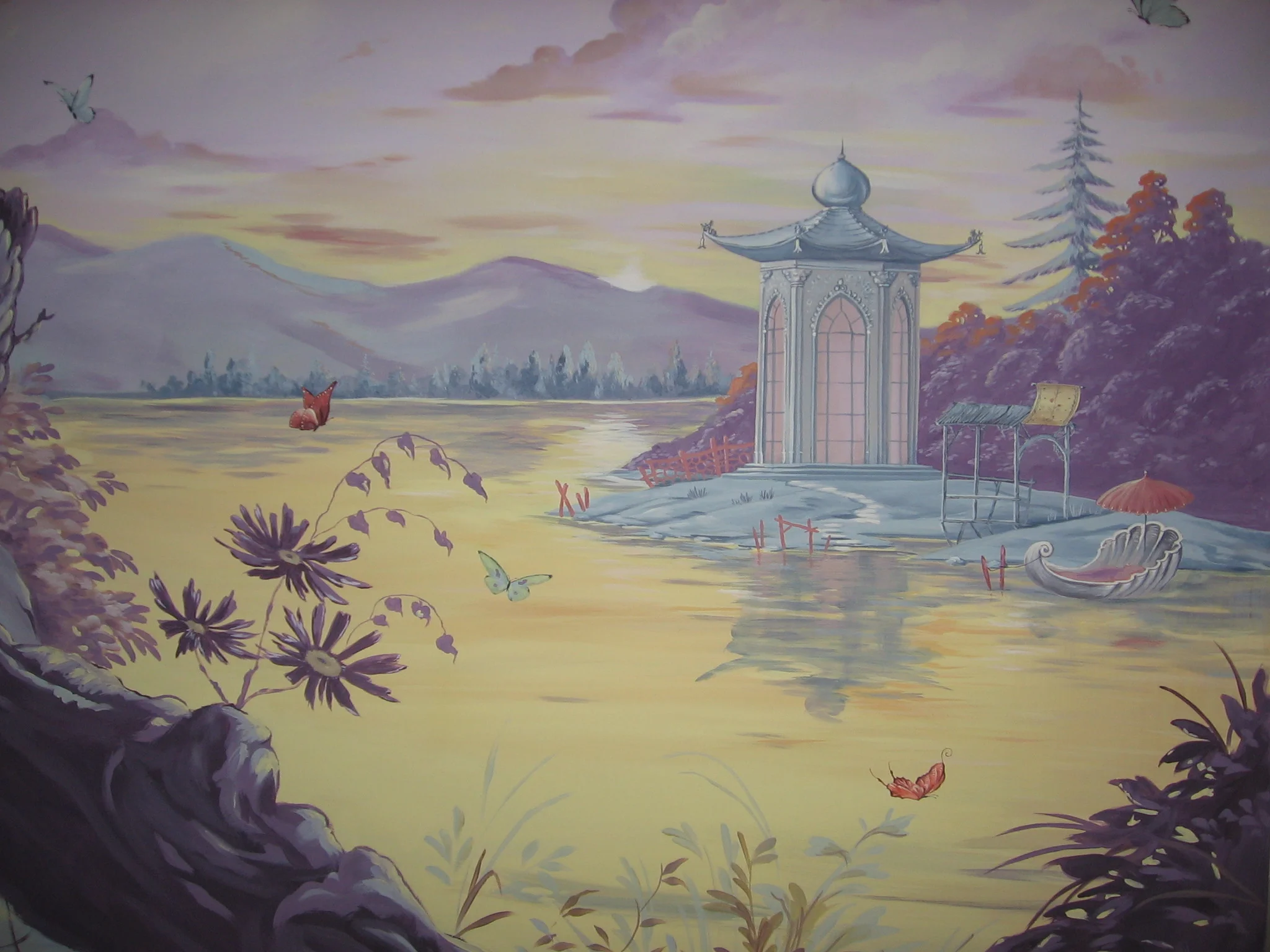 detail of fantasy landscape