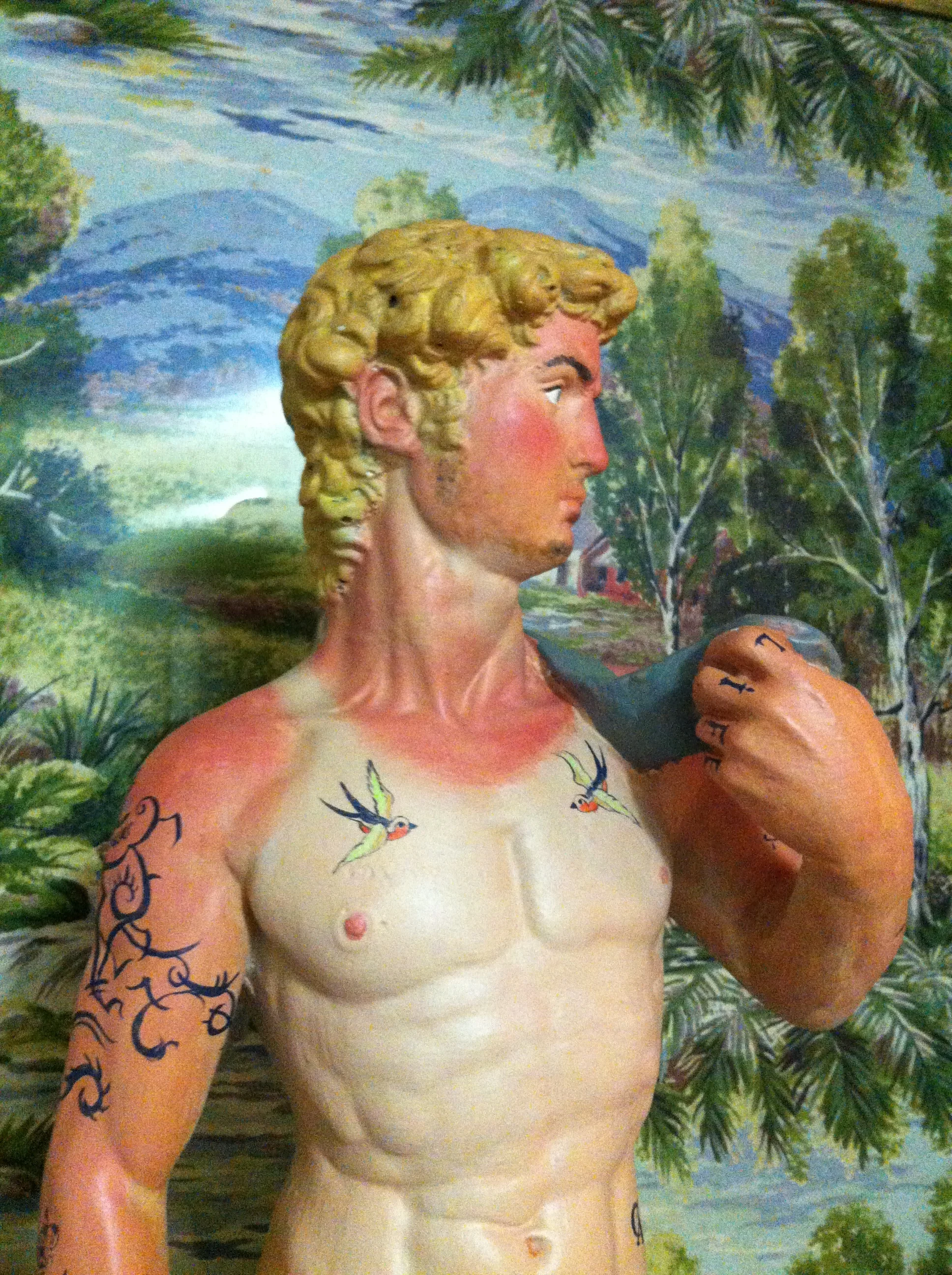 Michelangelo's David reinterpreted