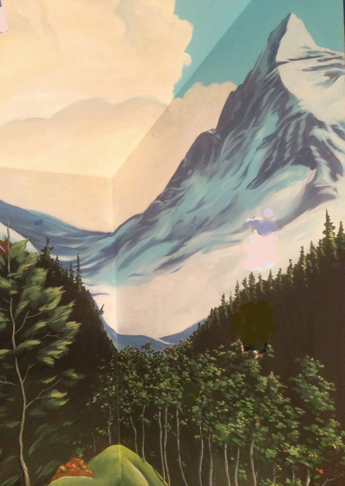 landscape mural