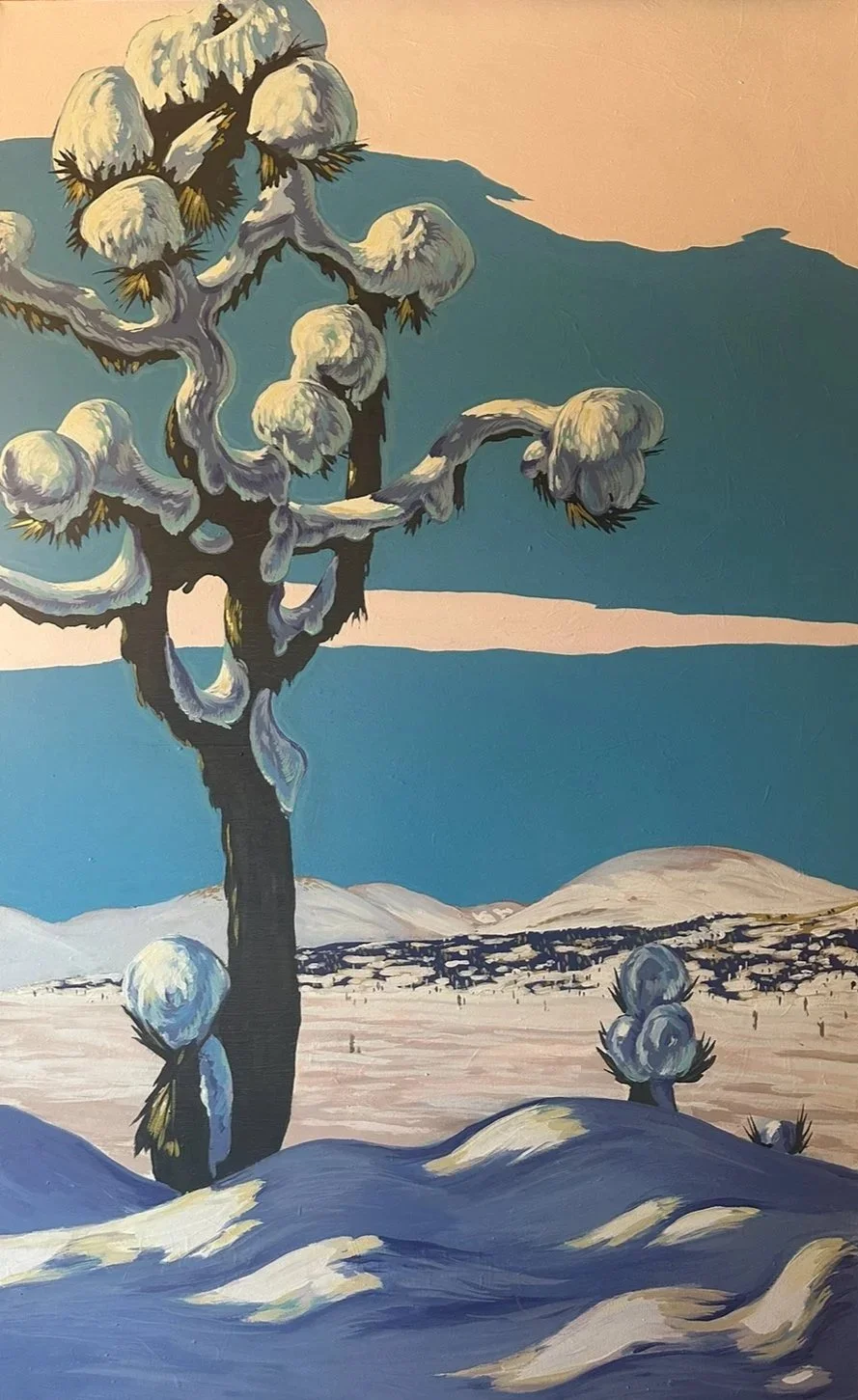 Pioneer Town 48 x 30