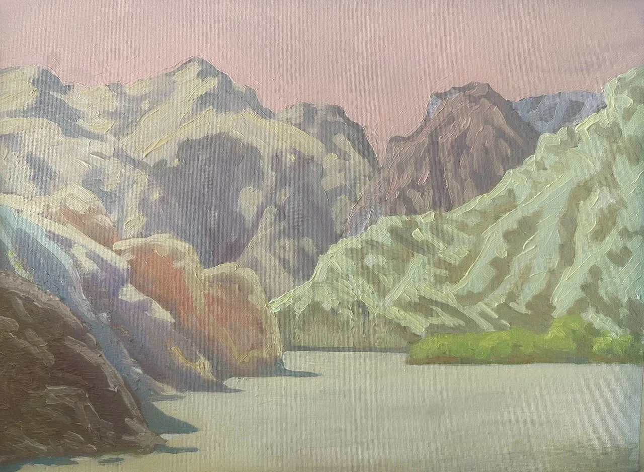 Painted Canyon plein air