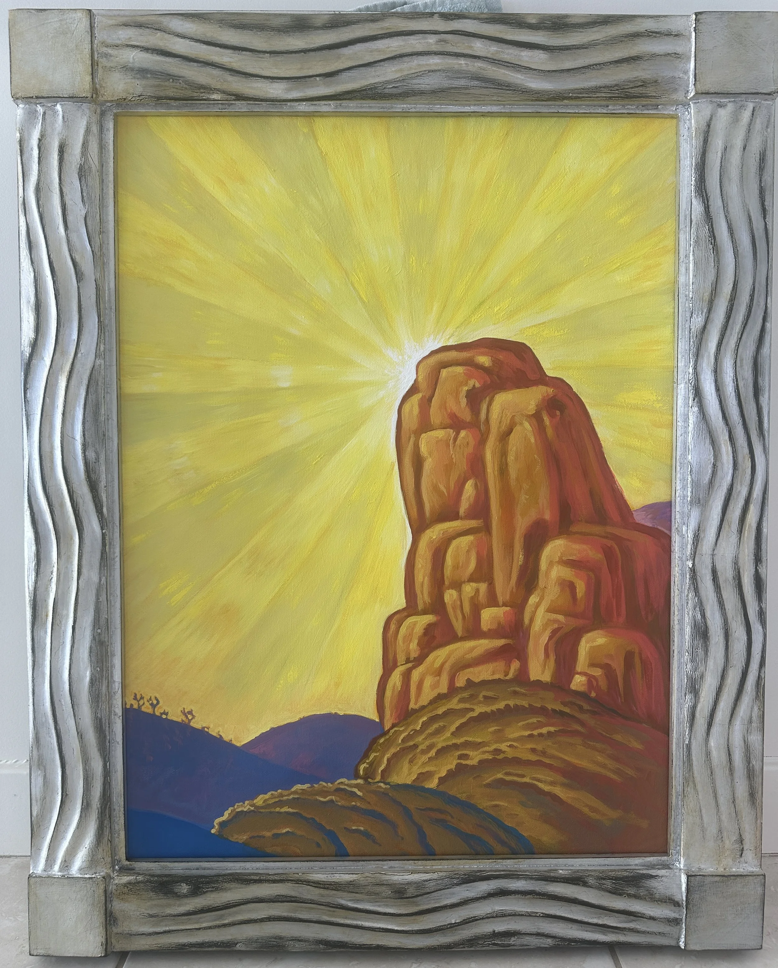 "Hello Sunshine" handmade frame 