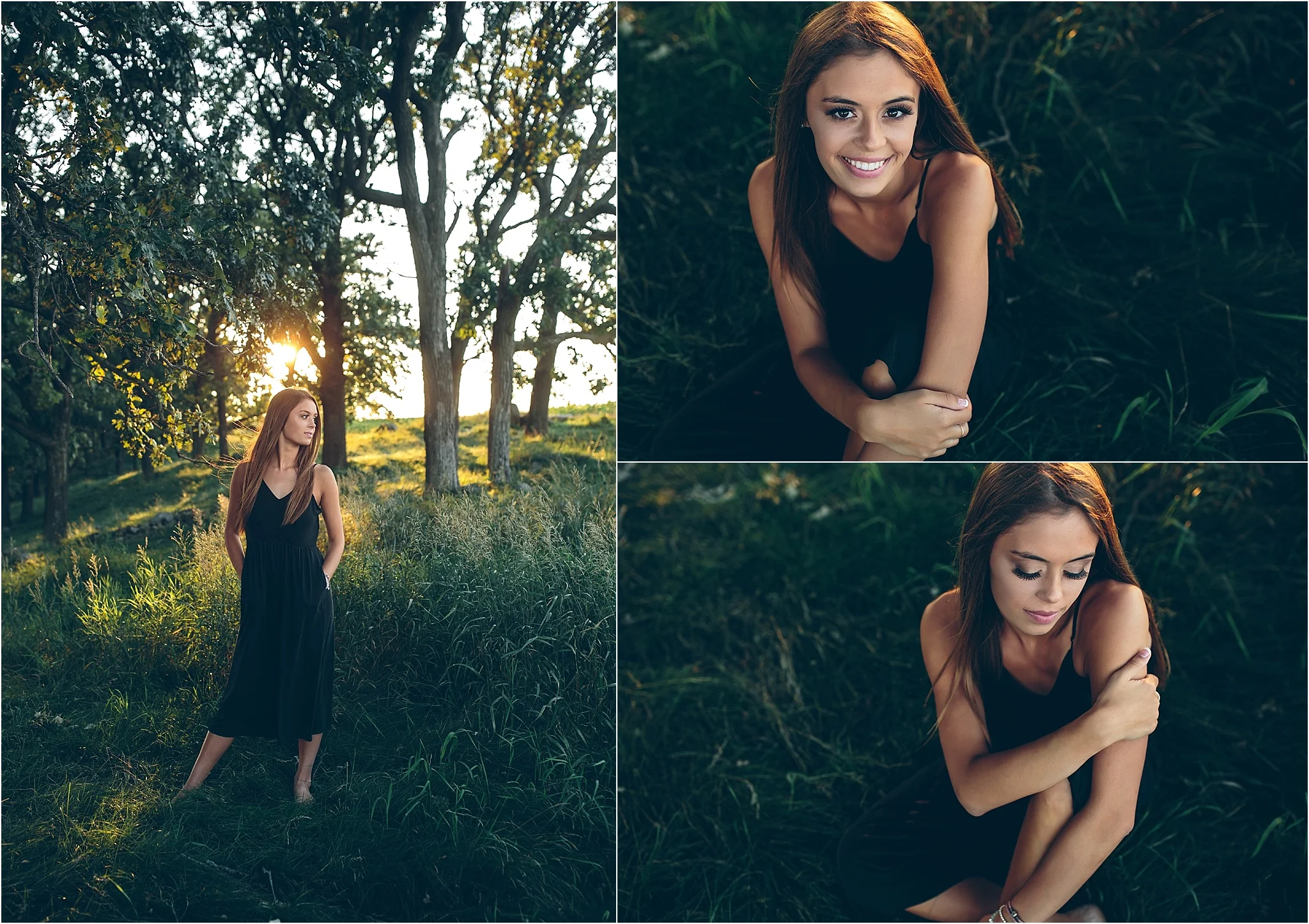 Senior pictures at pope farm conservancy in Madison, WI.