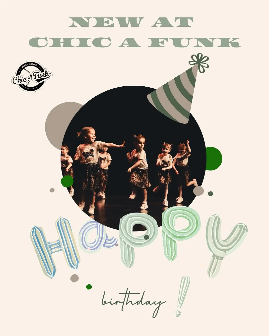 Envie d&rsquo;un anniversaire inoubliable ? ✨🎂
Bonne nouvelle : il est d&eacute;sormais possible de f&ecirc;ter son anniversaire sur le th&egrave;me de la danse chez CHIC A FUNK !!! 💃🕺

📅 Quand ? D&egrave;s le mois d&rsquo;octobre, uniquement les