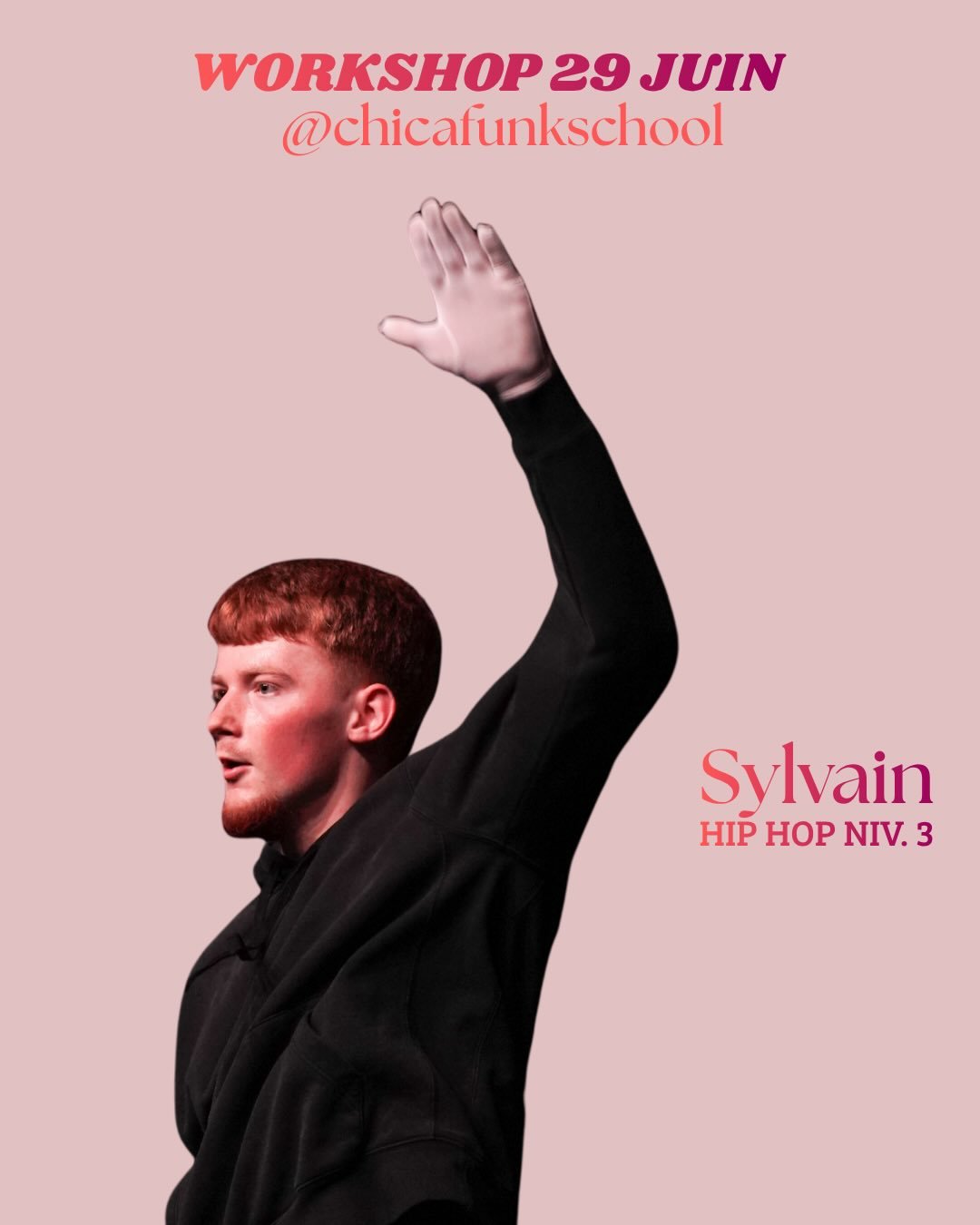 SAVE THE DATE ⭐️ 
On vous a pr&eacute;par&eacute; 3 WORKSHOPS d&rsquo;exception &agrave; ne pas manquer cet &eacute;t&eacute; !! 

29 juin : hip-hop avec @sylvain_soulmakers 🍒
30 juin : jazz avec @bouchat.ines 🍭
1er juillet : ragga afro avec @audre
