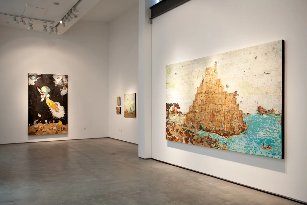 Tower of Babel Installation view