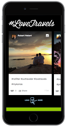 Marriott received homepage takeovers of Pride.com, where #LoveTravels received trending hashtag placement on the navigation bar and ownership of the media wall. The media wall aggregated editorially curated #LoveTravels posts across Instagram and Twitter, all surrounded by a custom designed wrapper.