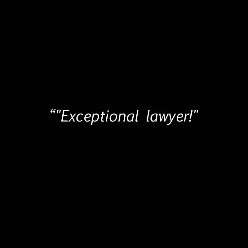 "Exceptional lawyer!"