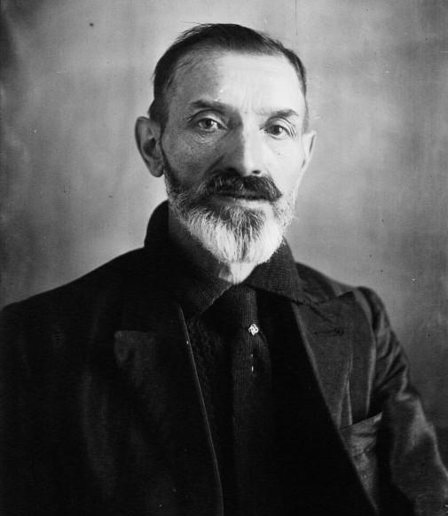 Arsene Millochea riding Paris-Brest-Paris, age 54 (in 1921)