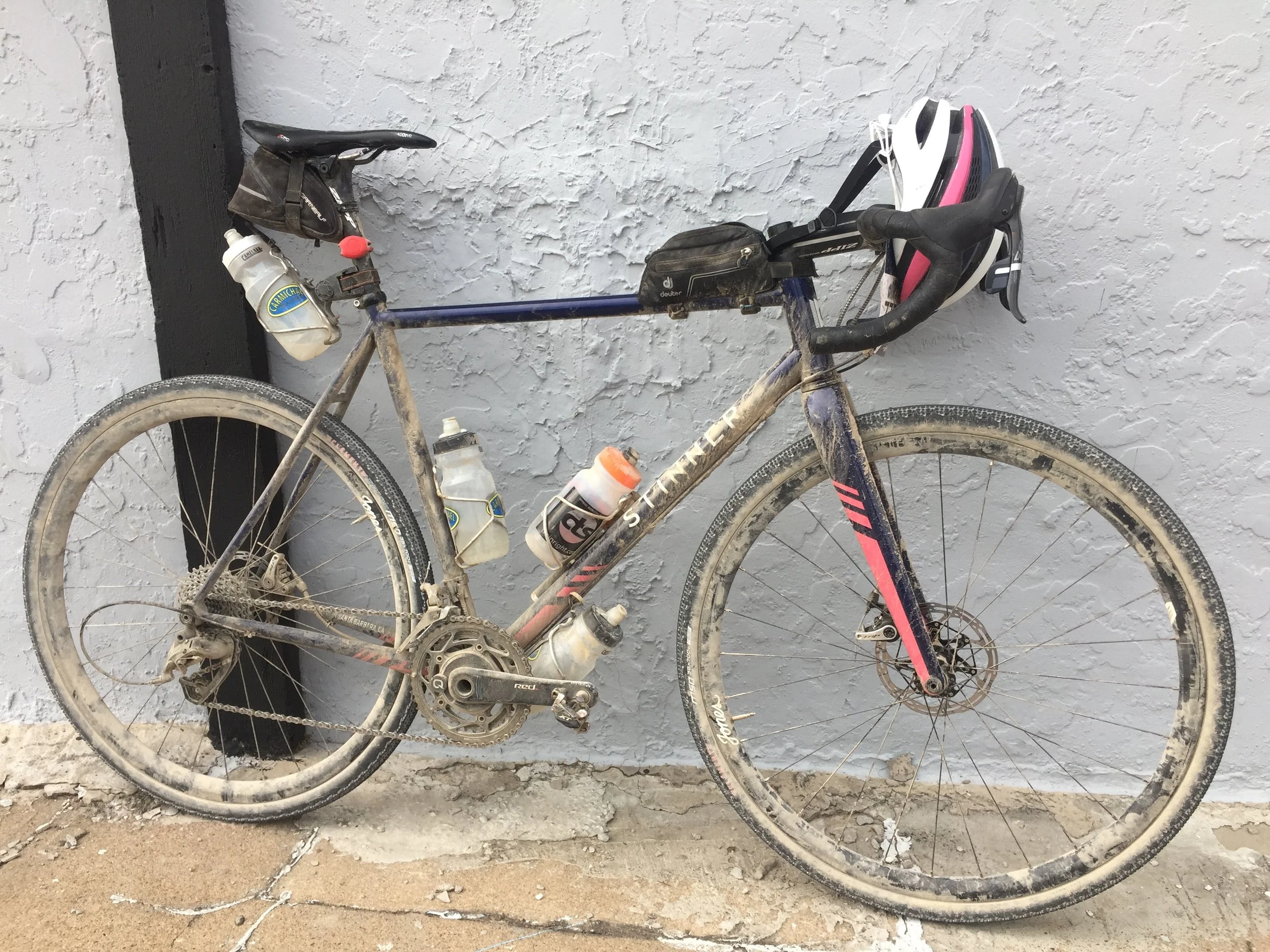 David's steel Refugio post-Dirty Kanza.
