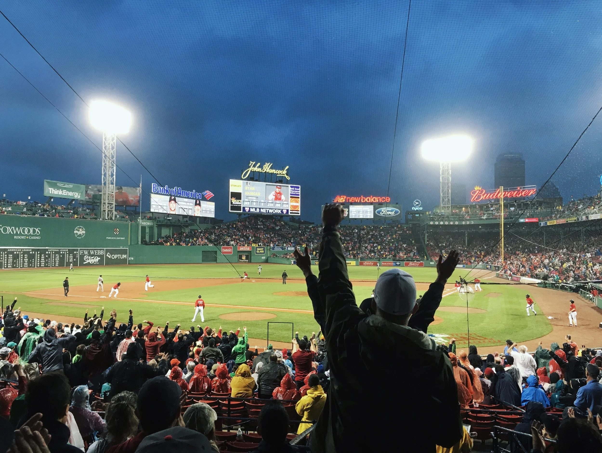 The game started promisingly, with the Sox scoring five runs in the second inning.