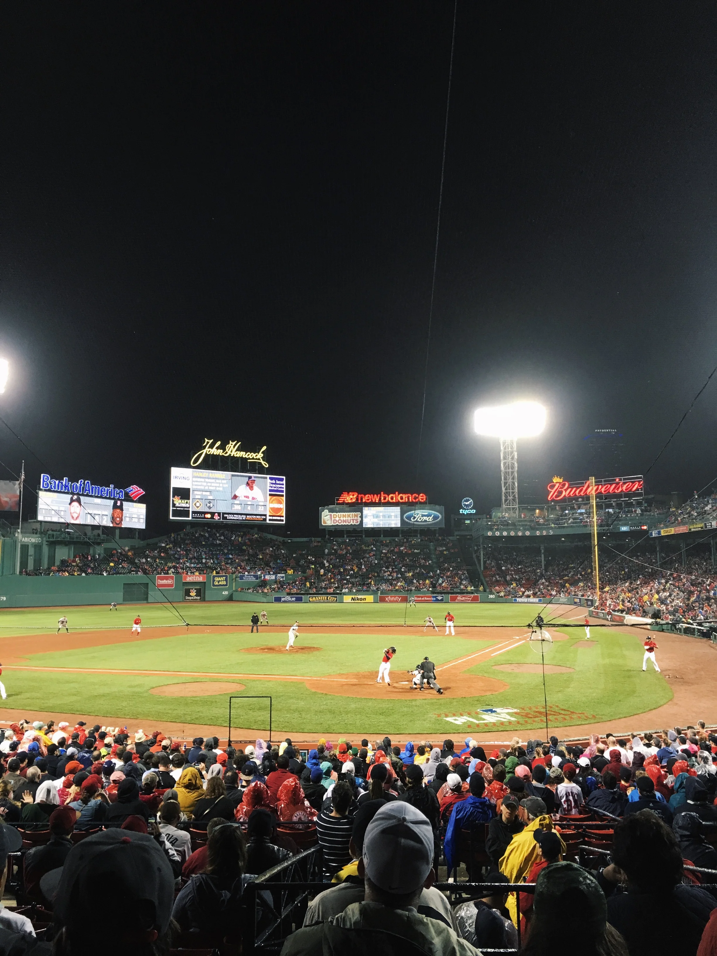 Bases loaded, Hanley Ramirez took a swing at it.