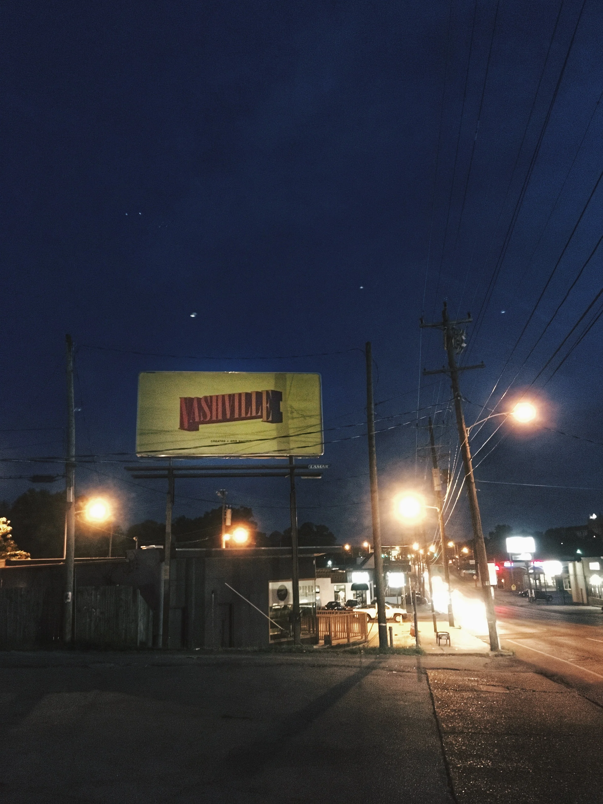 Nashville's Snapchat geofilter, in real life. 