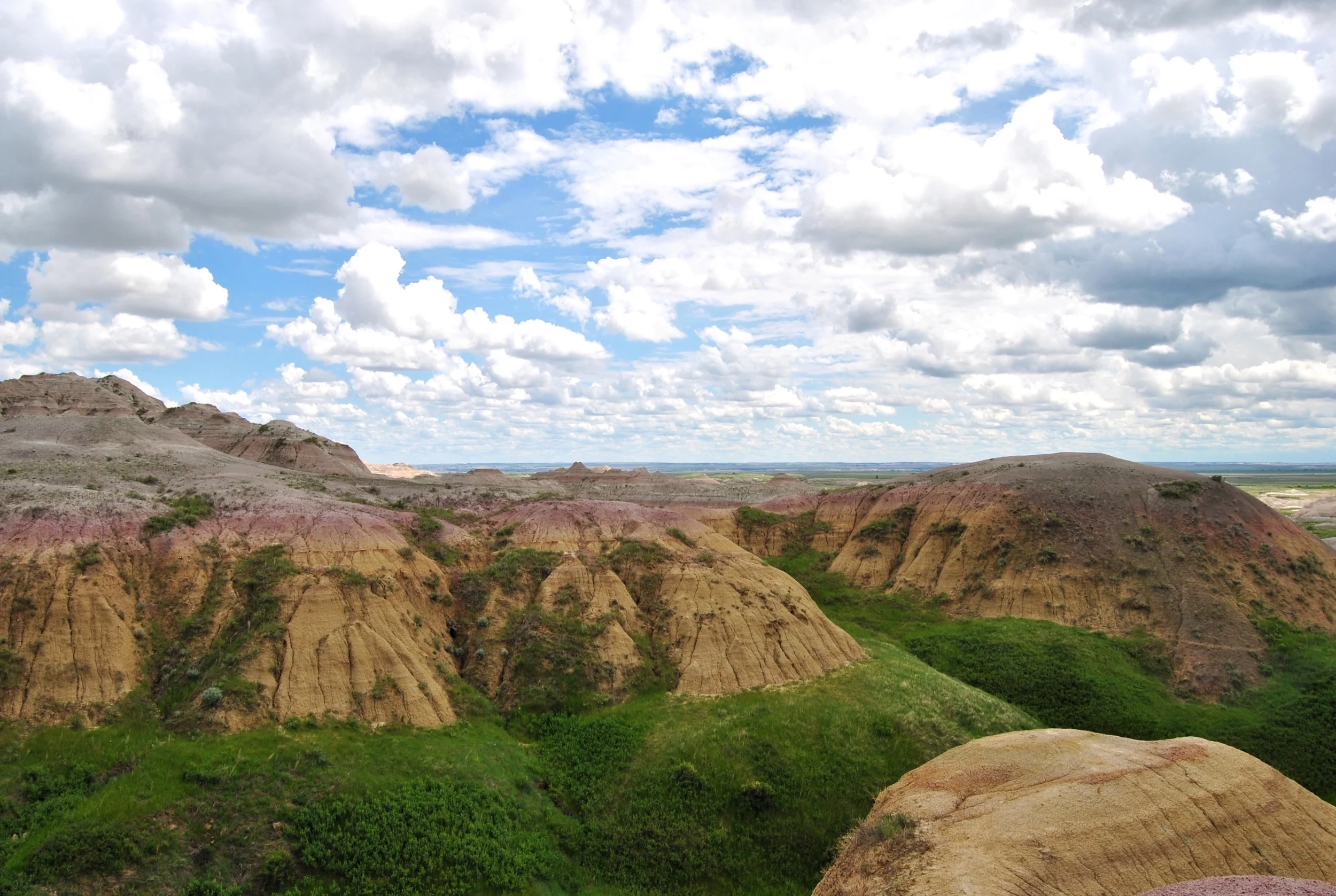 The Yellow Mounds were formed from being an ancient tropical rainforest a few years ago. They were named because they were yellow. 