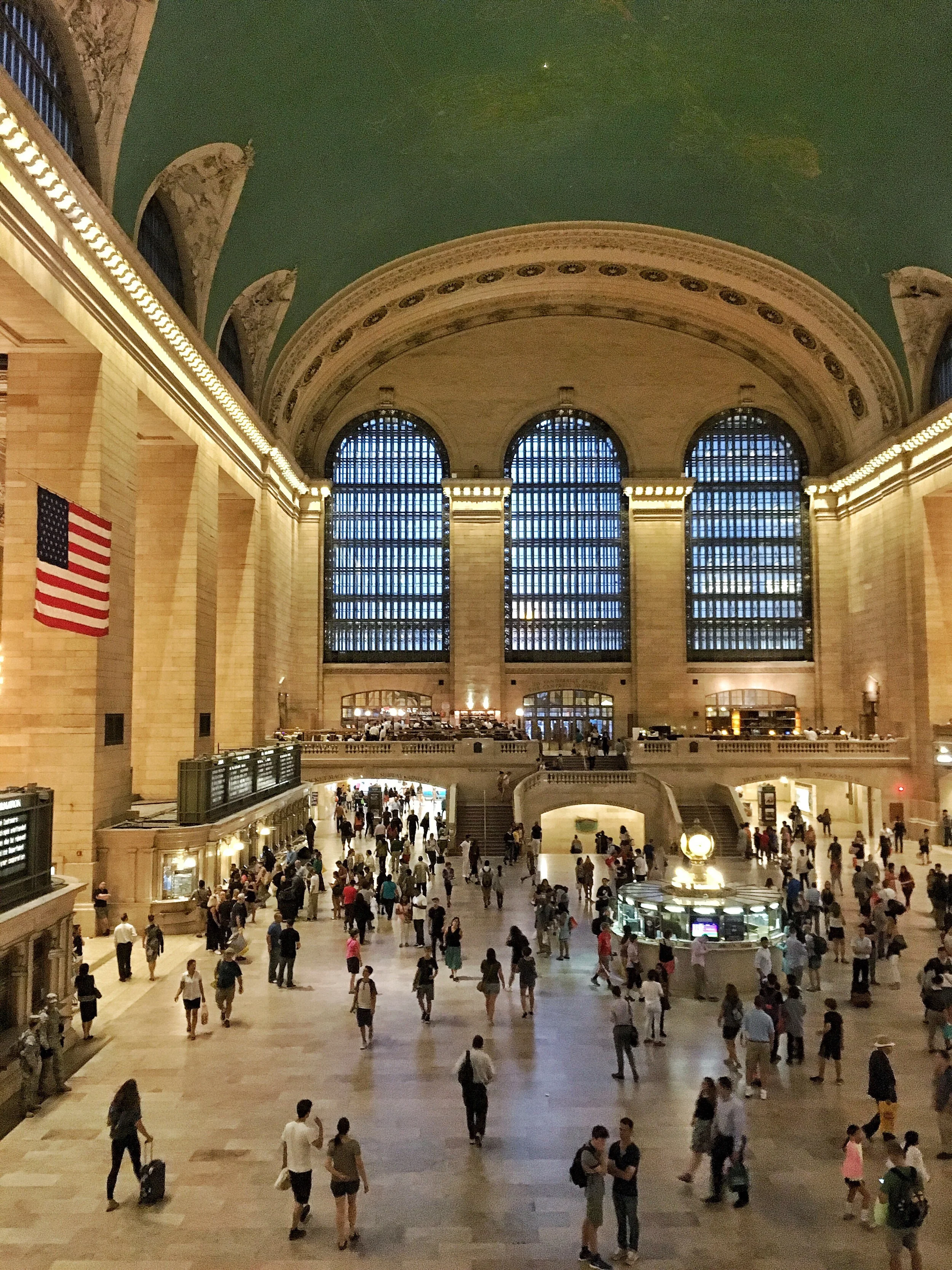 Harris had never seen Grand Central Station, so later that day we went. We figured it was something our hungover bodies could handle. 