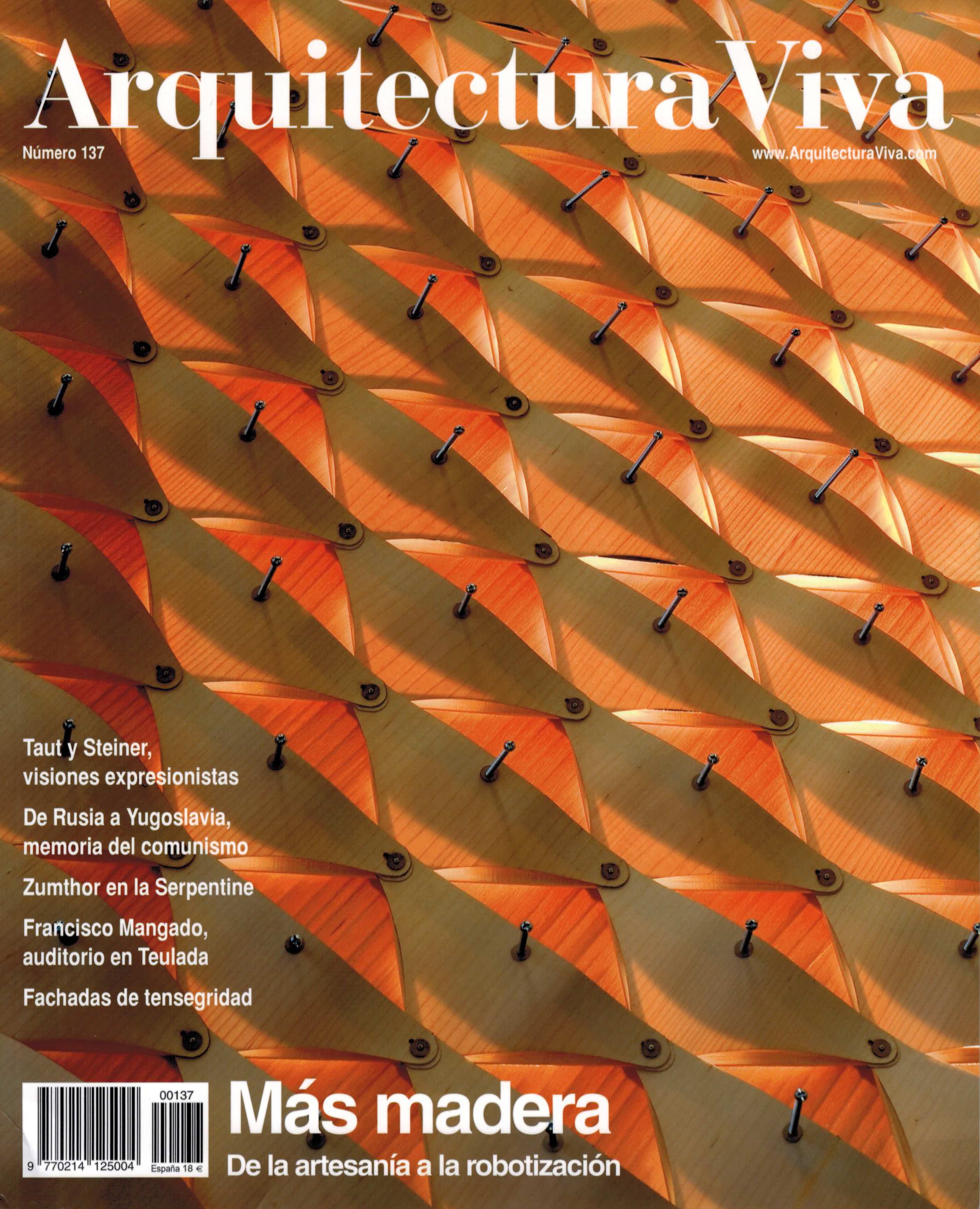 ARQUITECTURA VIVA  Fall 2011, No. 137