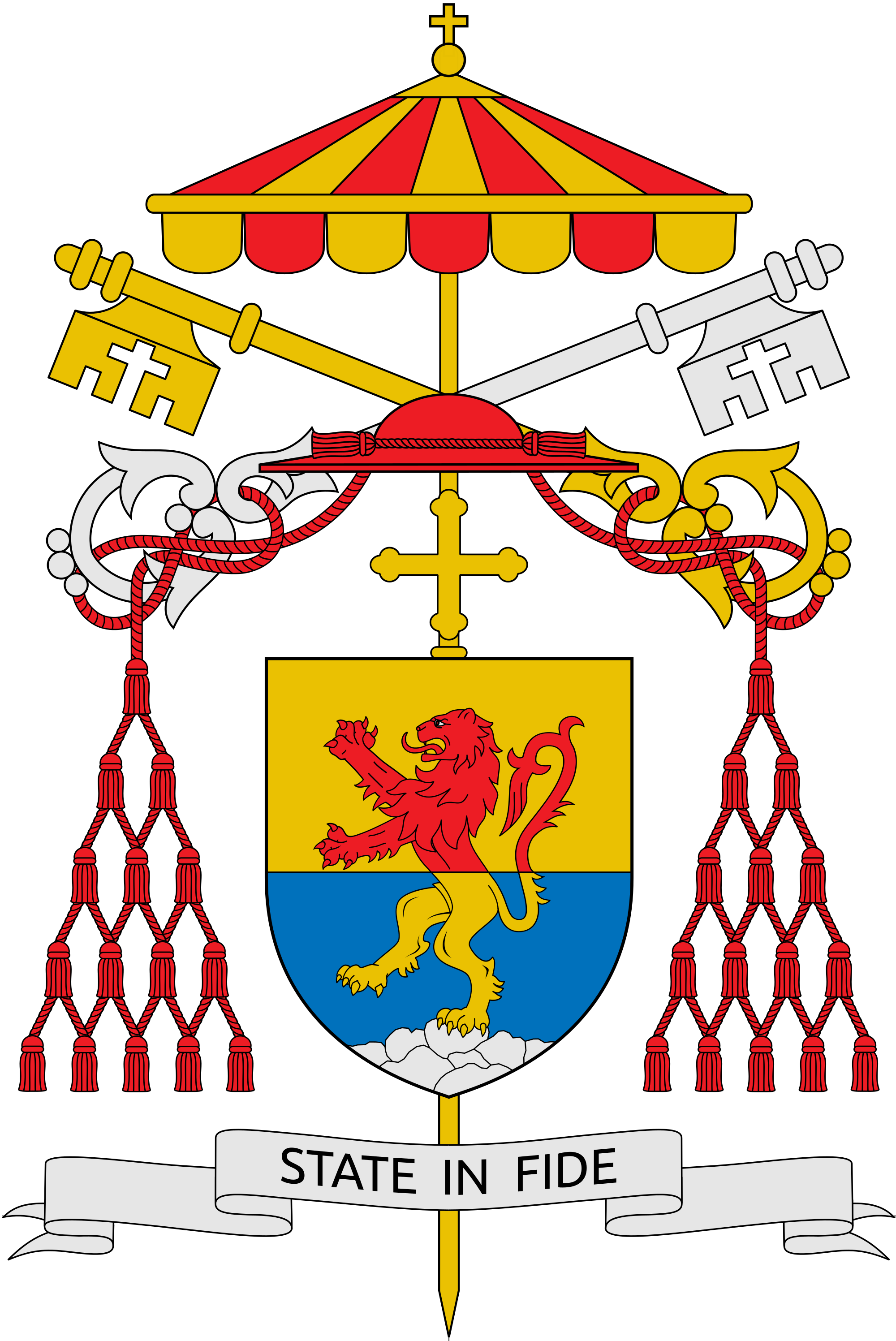 The Coat of Arms of the Camerlengo during Sede Vacante