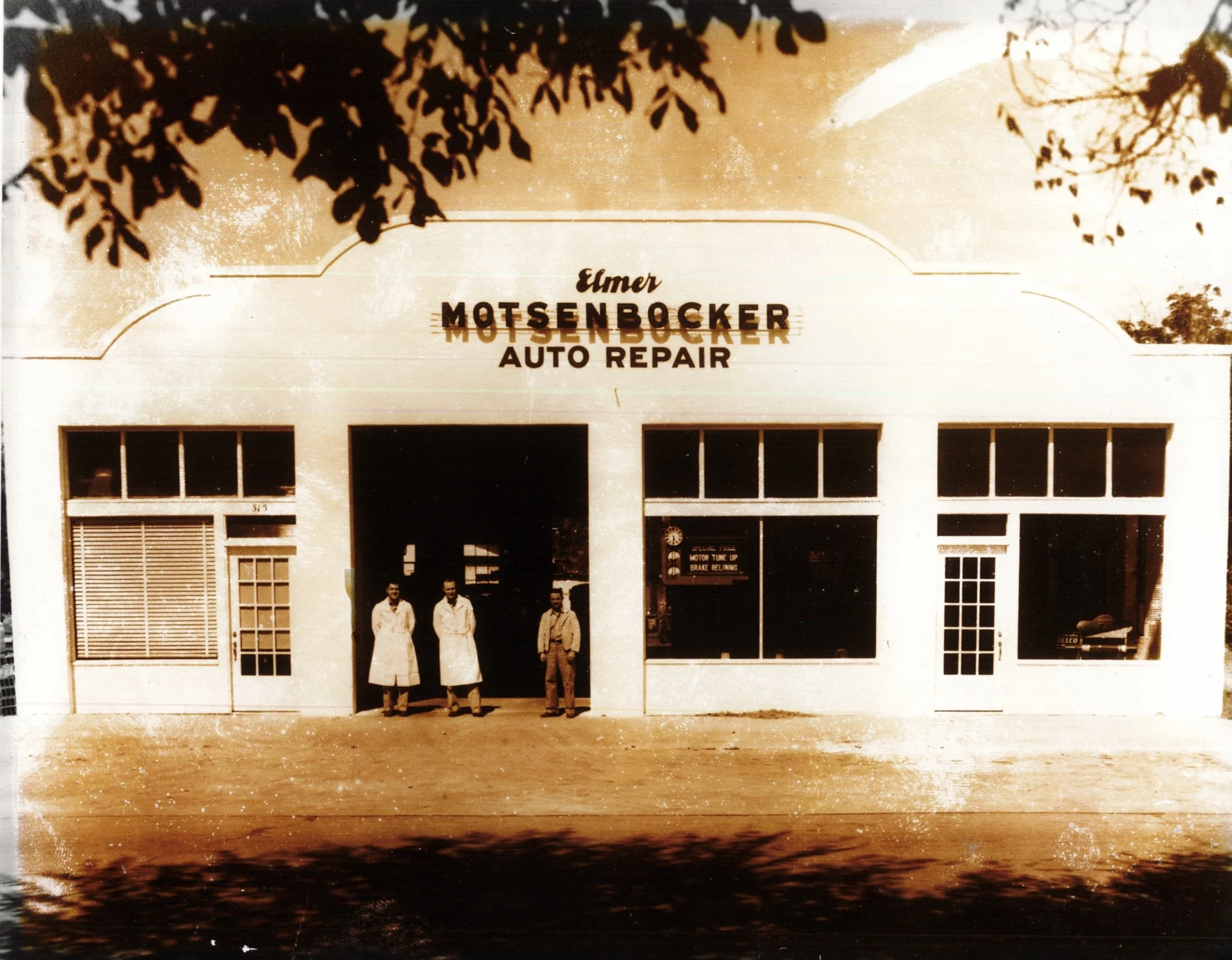 Historic photo of the original building