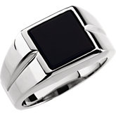 Mens Onyx ring