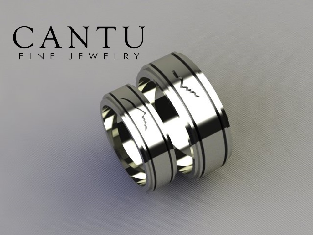 Silhouette Ring-Wedding Bands