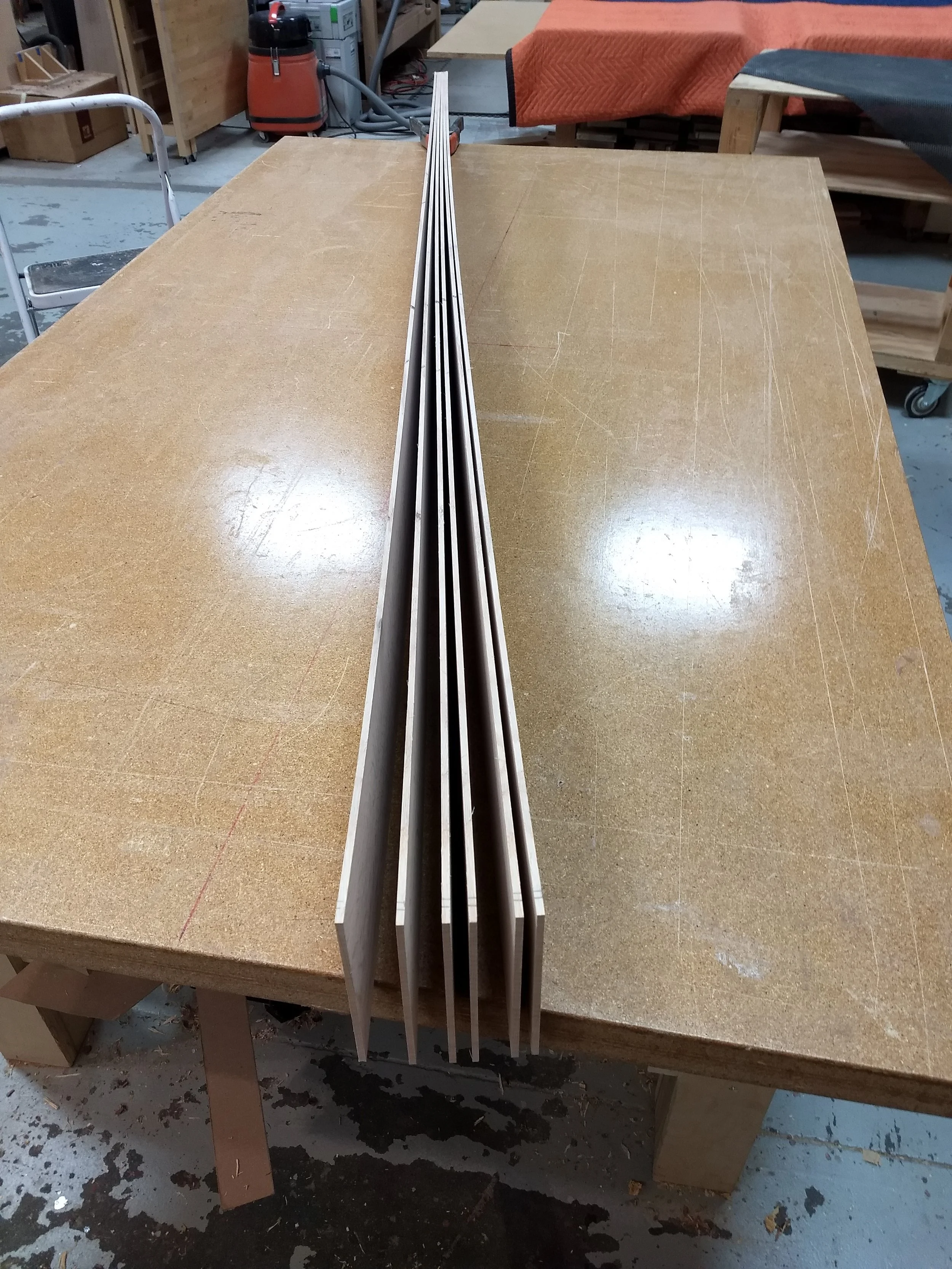 New plys cut from a single board