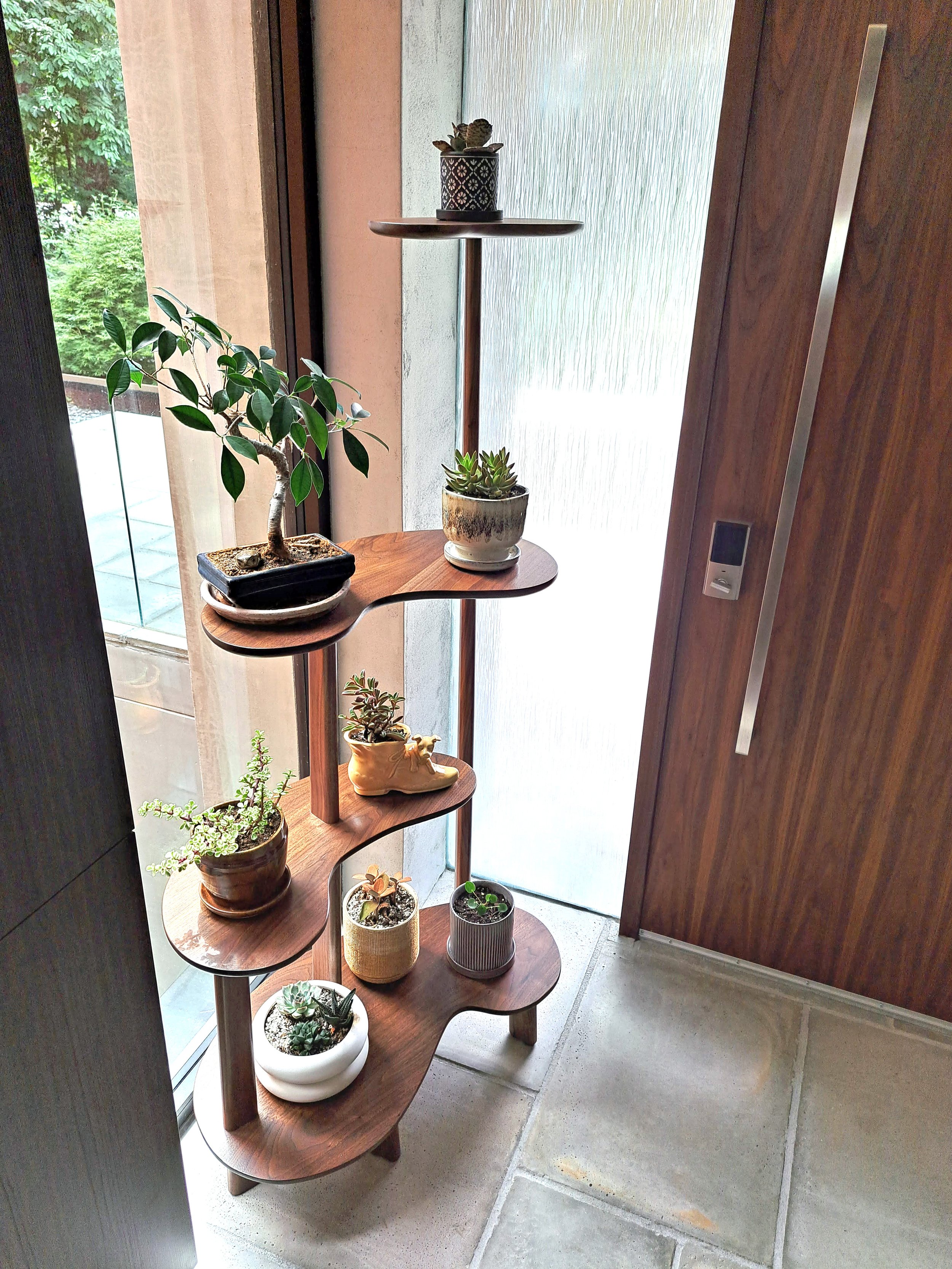 Mid-Century Modern Plant Stands