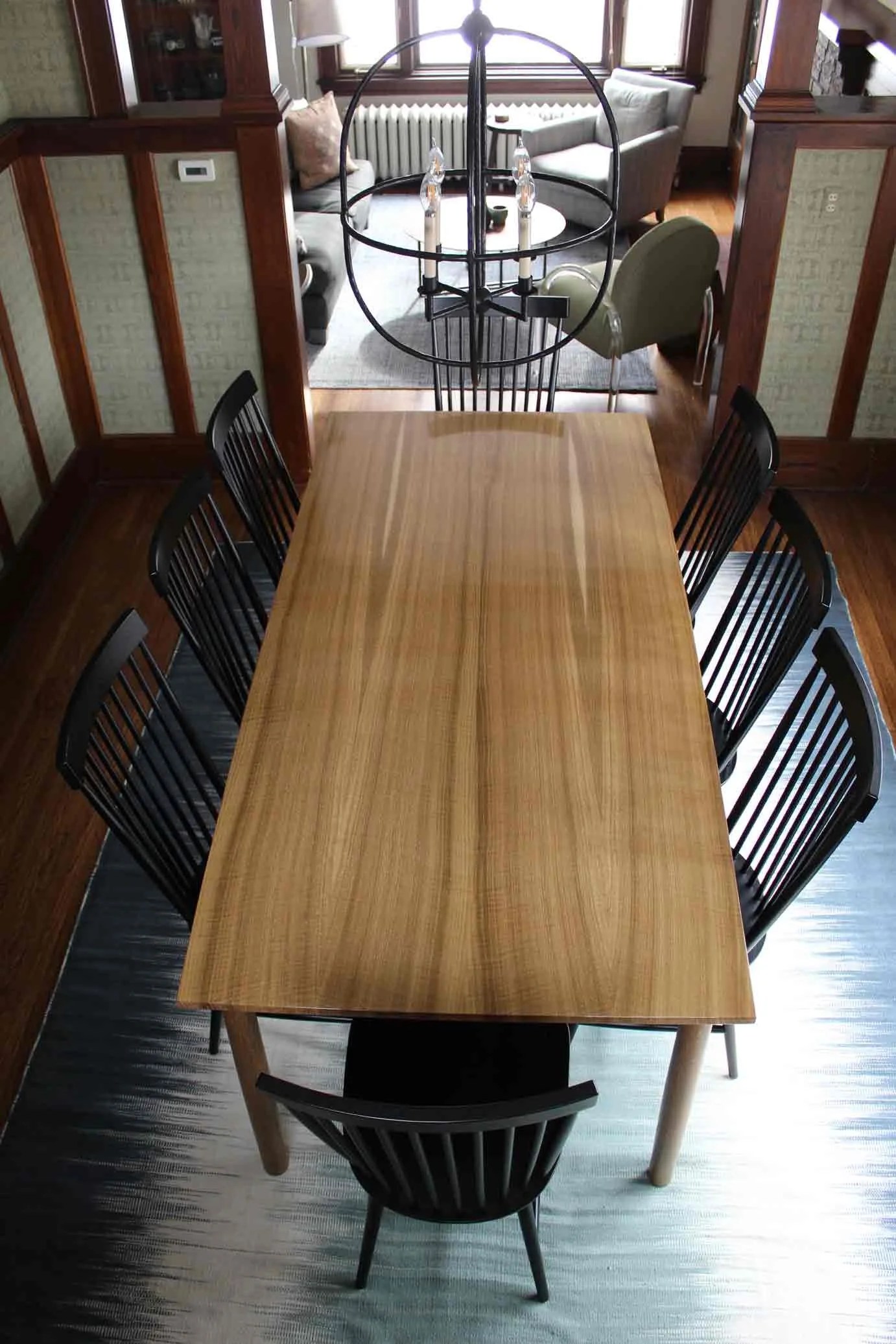 Fumed White Oak Dining Table