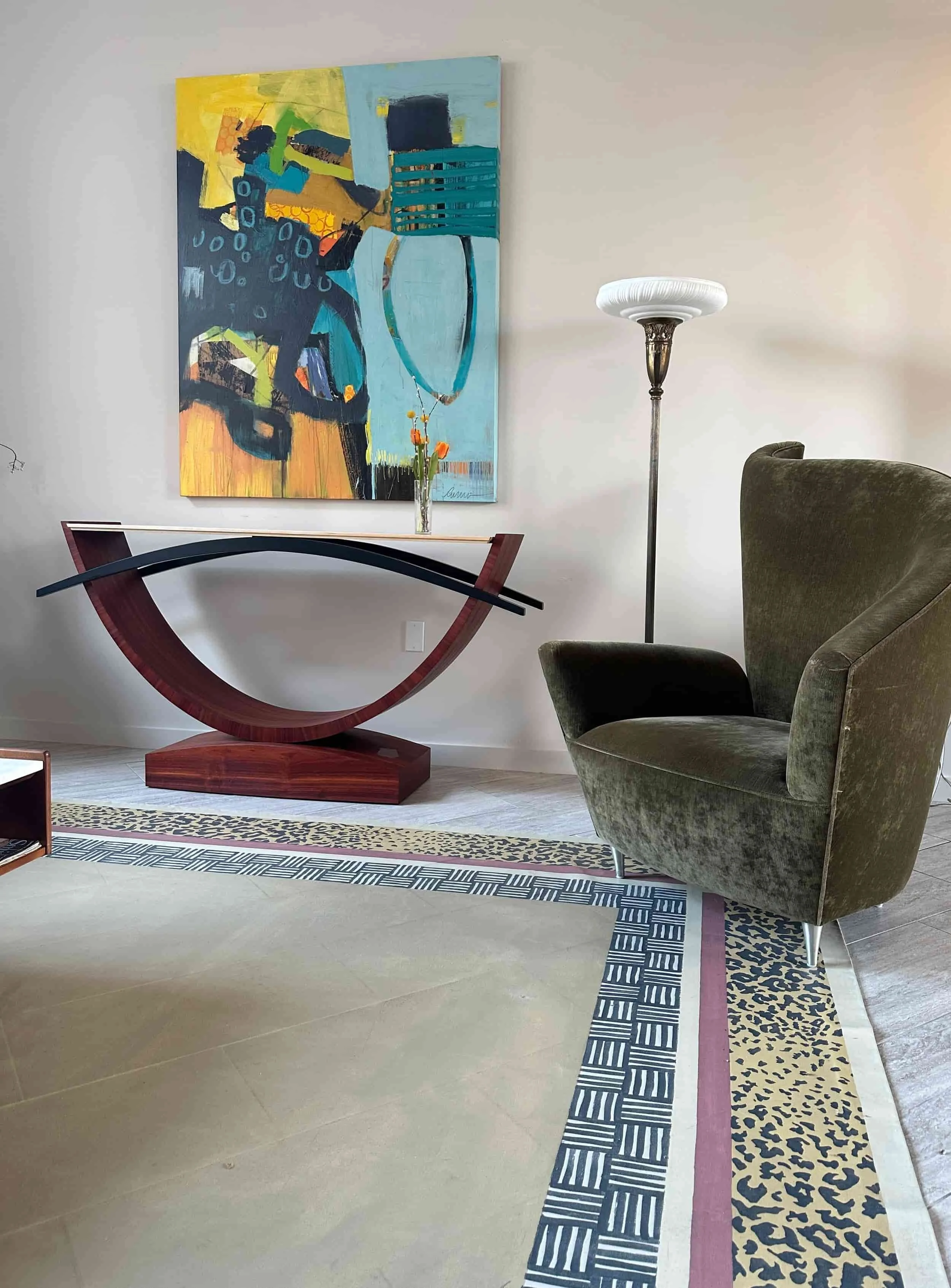 French Quarter console table portrait