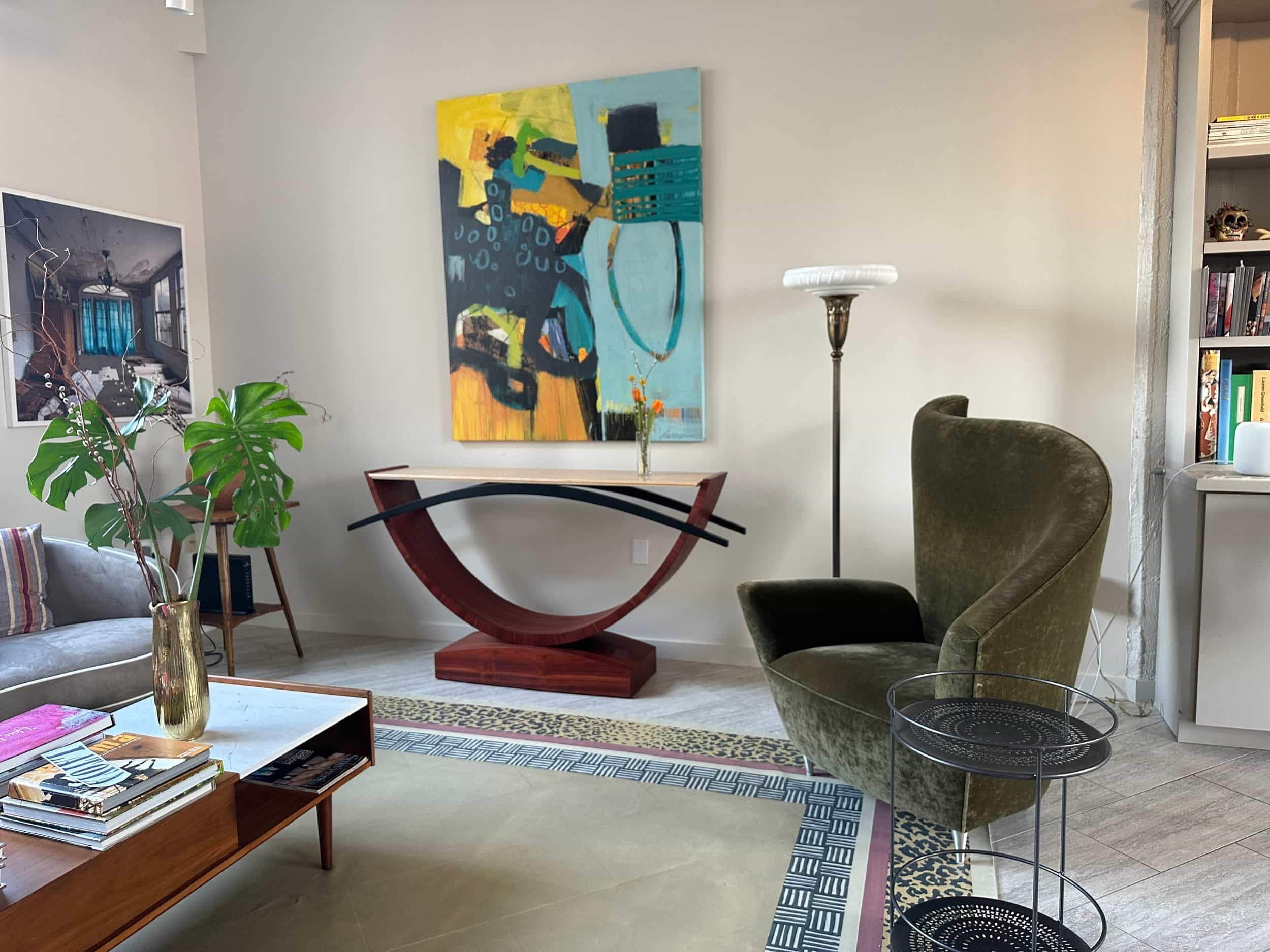 French Quarter console table landscape