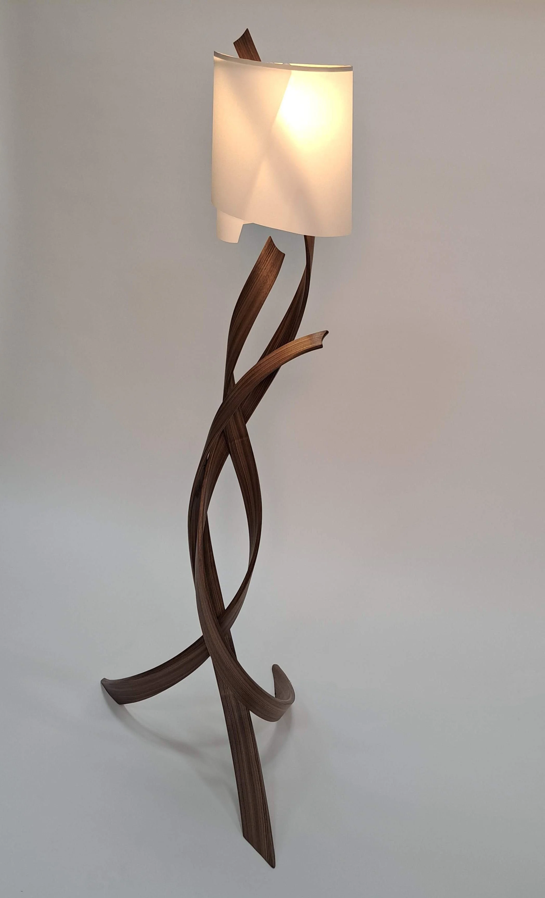 Whip-it floor lamp