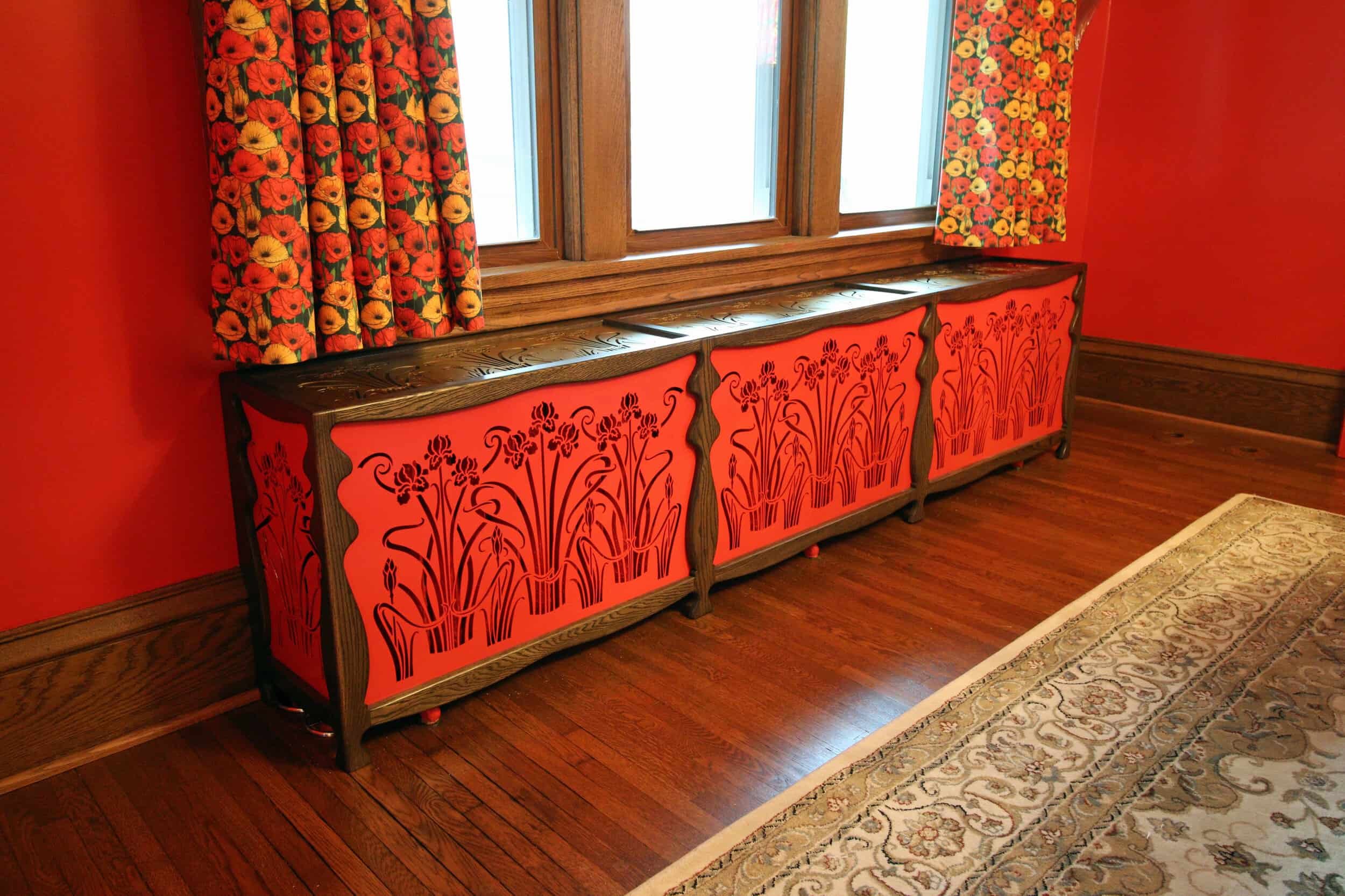 Art Deco radiator covers
